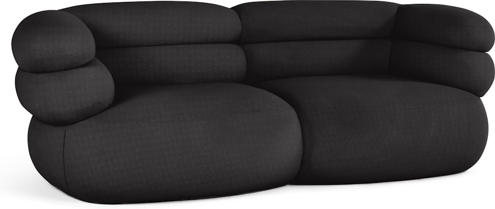 Biboni Sofa - Two Seater,  Stretch Appeal,  Onyx