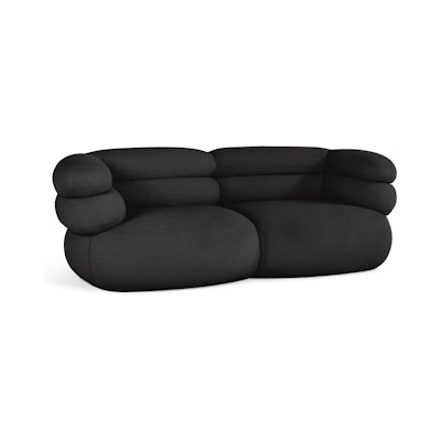 Biboni Sofa - Two Seater,  Stretch Appeal,  Onyx Biboni Sofa - Two Seater,  Stretch Appeal,  Onyx