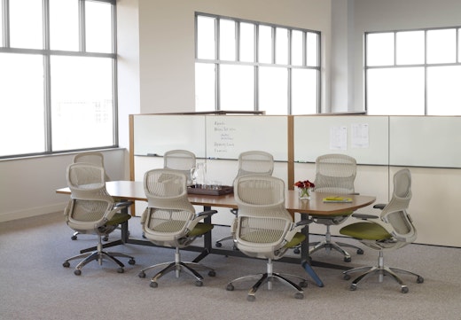 Dividends Skyline conference table and Generation ergonomic chairs