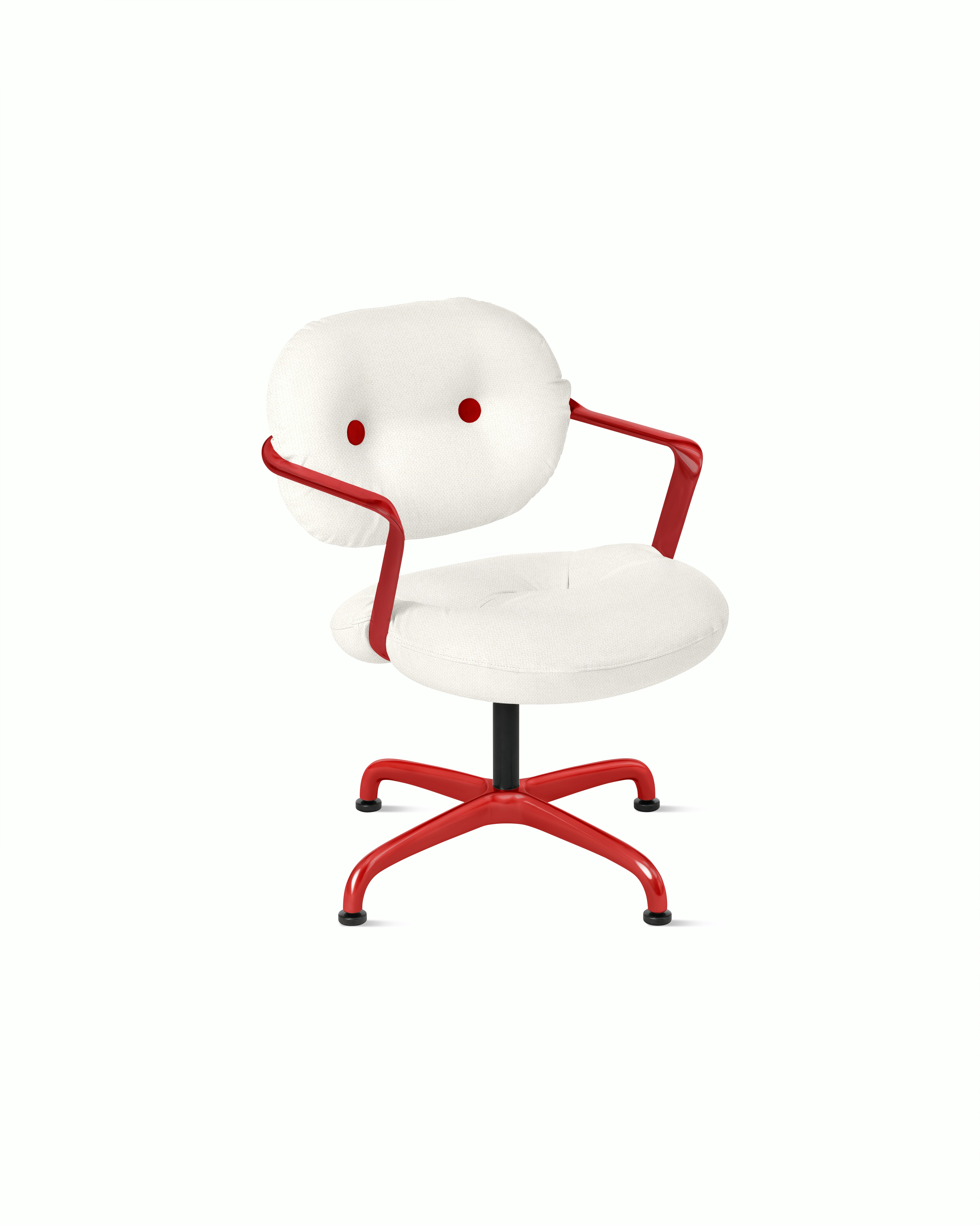 Morrison Hannah Occasional Chair - With Arms,  Hourglass,  Air,  Crismon,  Glides FSC Certified