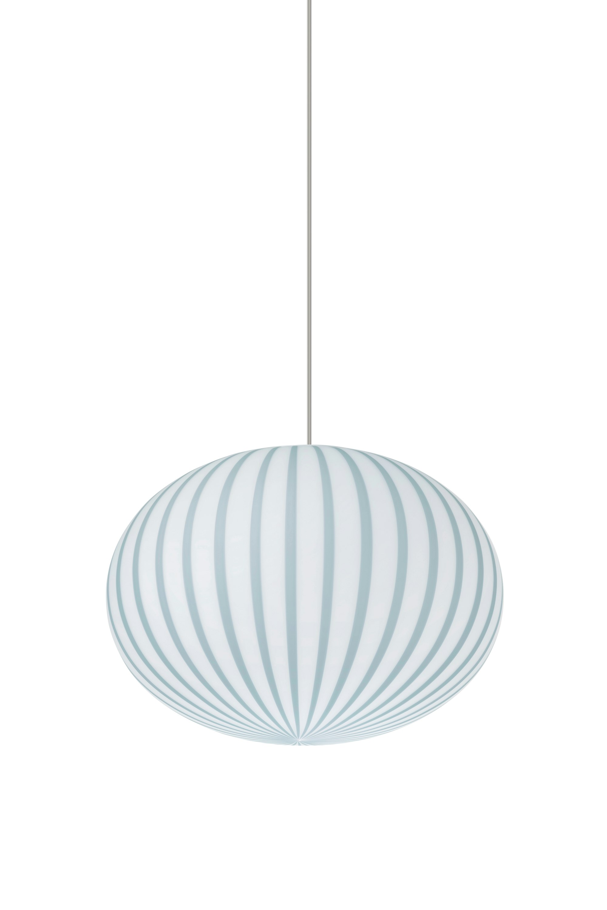 Filigrana S3 Ellipse Pendant in blue Viewed from the front