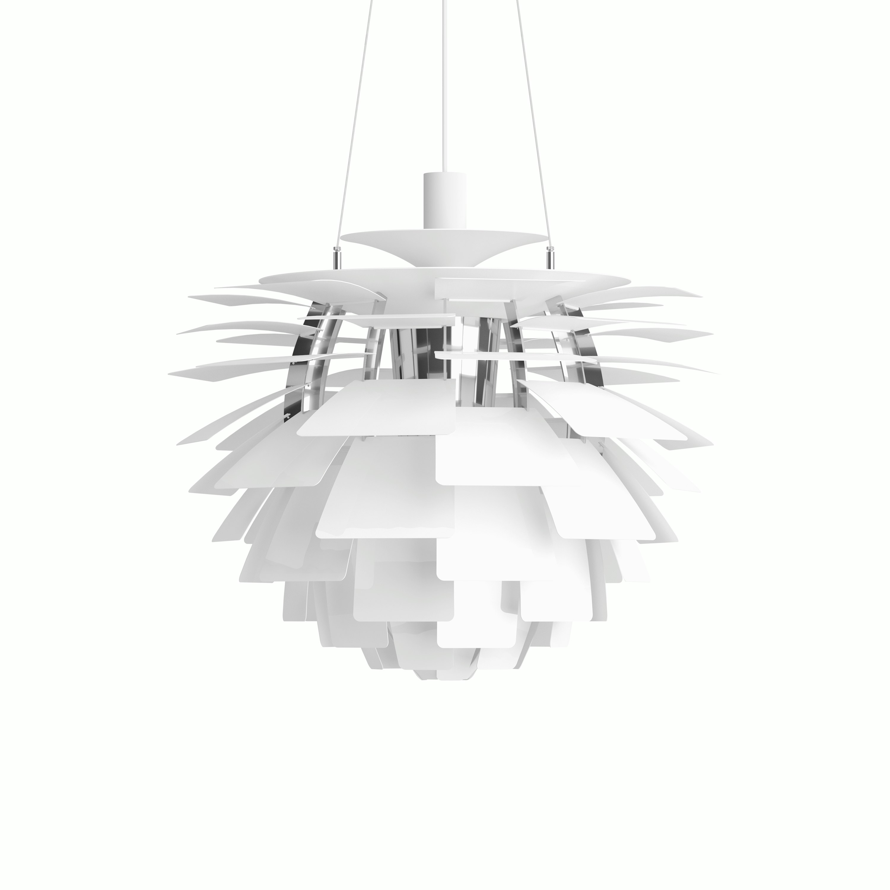 PH Artichoke Lamp in white, medium