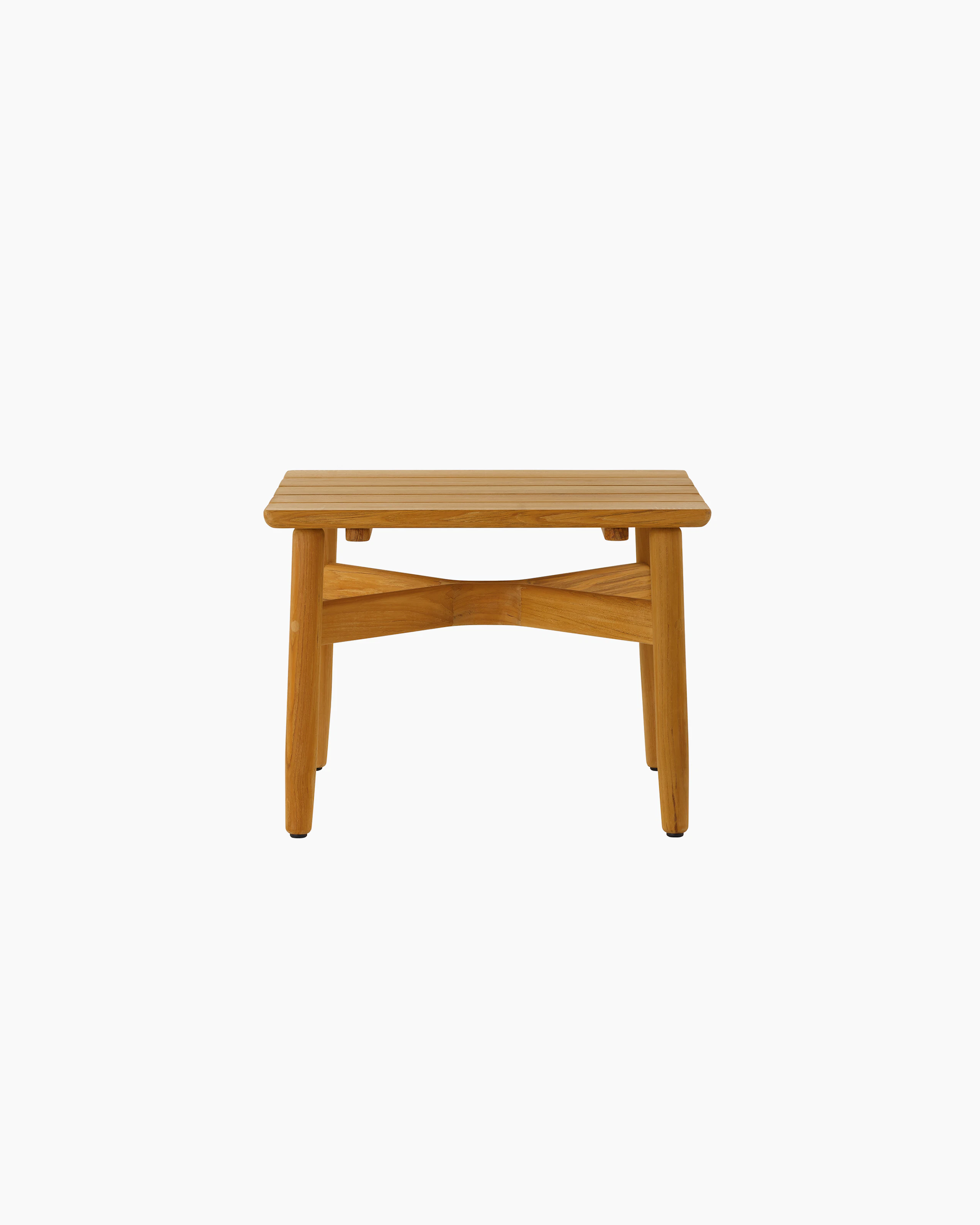 Crosshatch Outdoor Side Table in square.