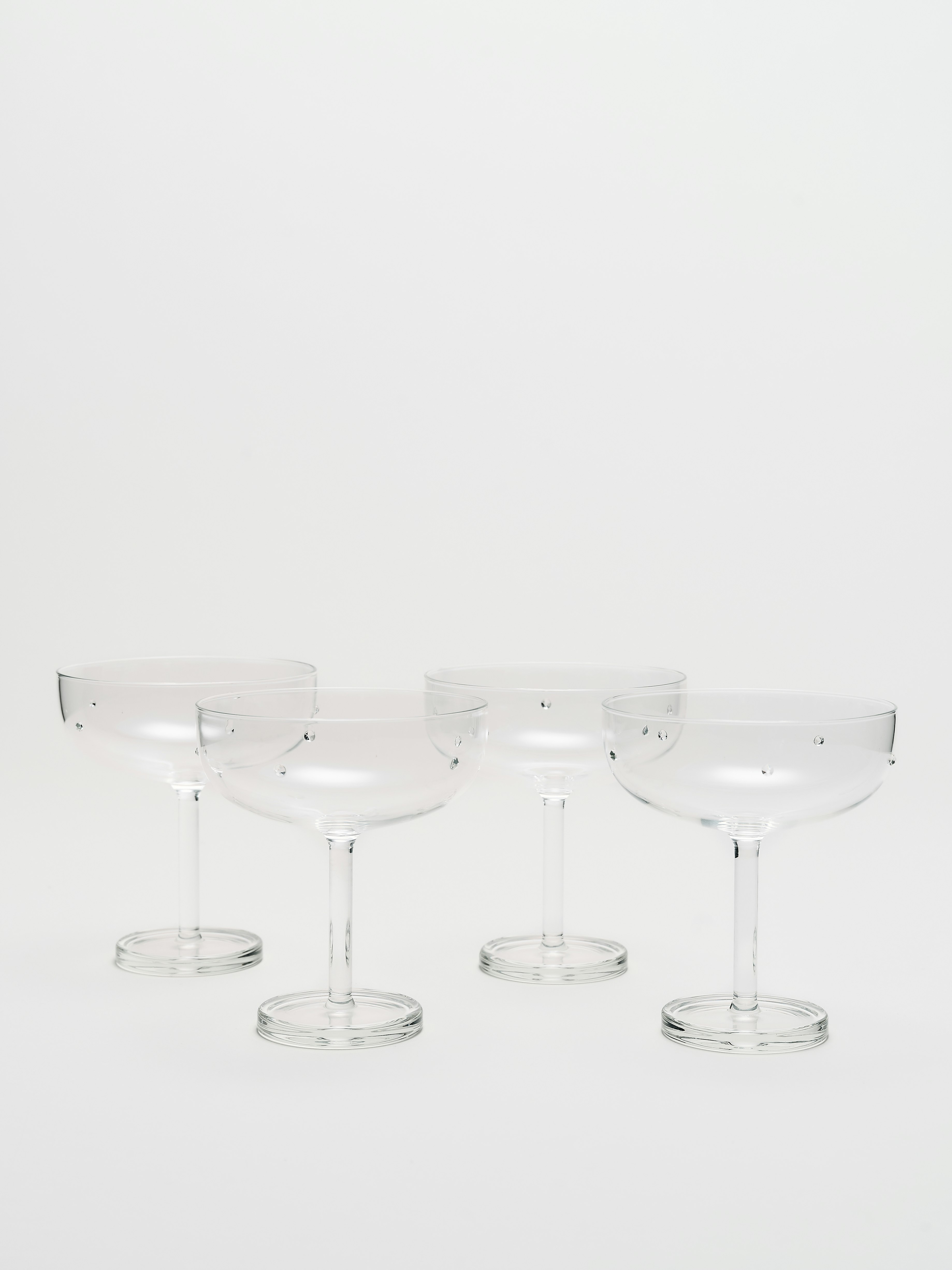Roma Coupe Glasses - Set of 4