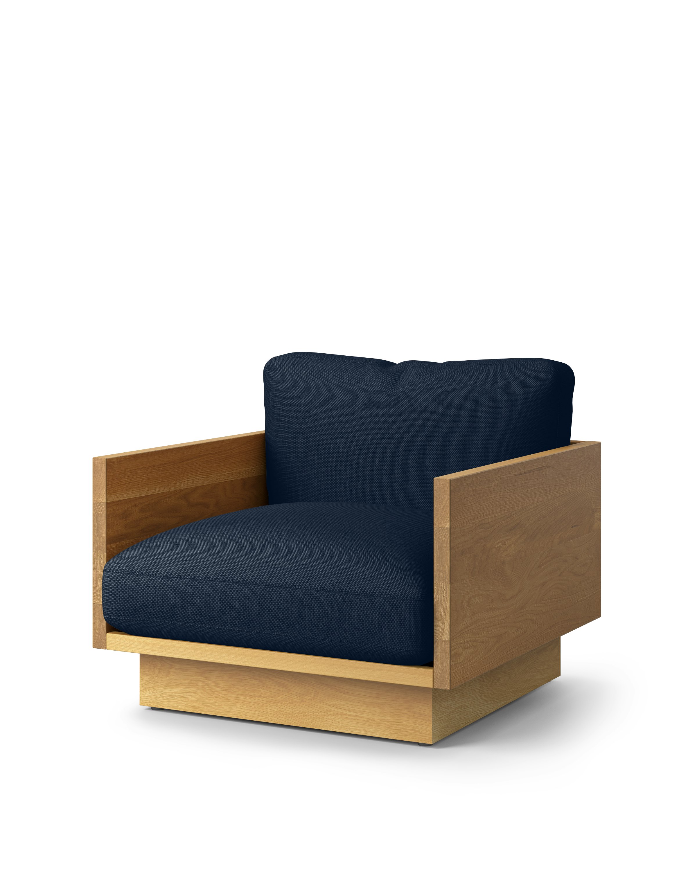 Pawson Drift Lounge Chair - Mode, Society, White Oak