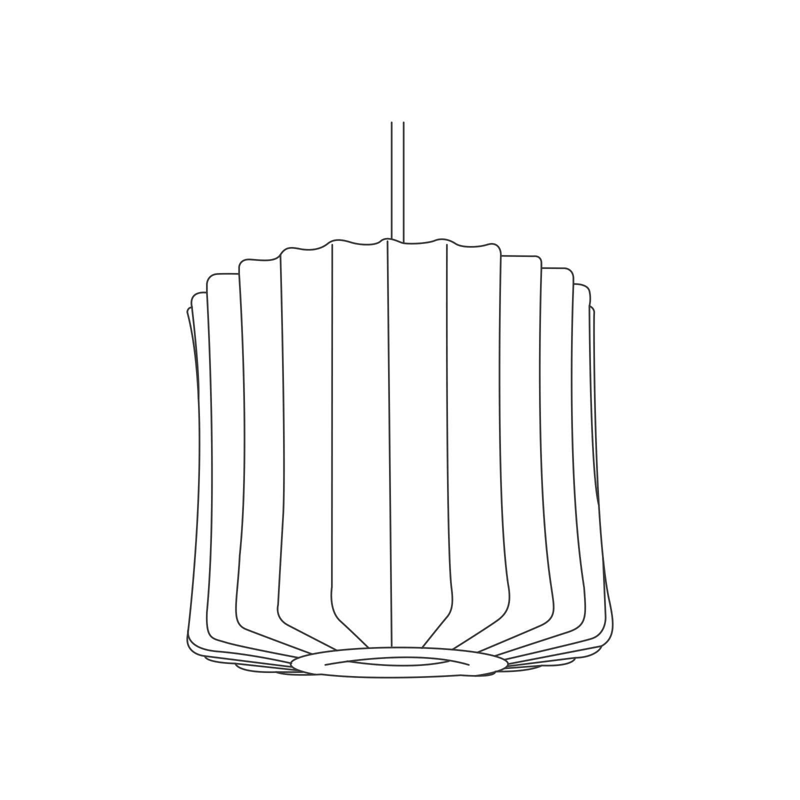 Nelson Lantern Bubble Pendant