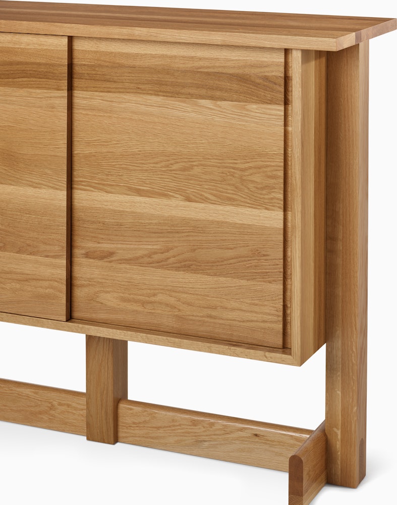 Land Storage, Console, Oak, Closed Door
