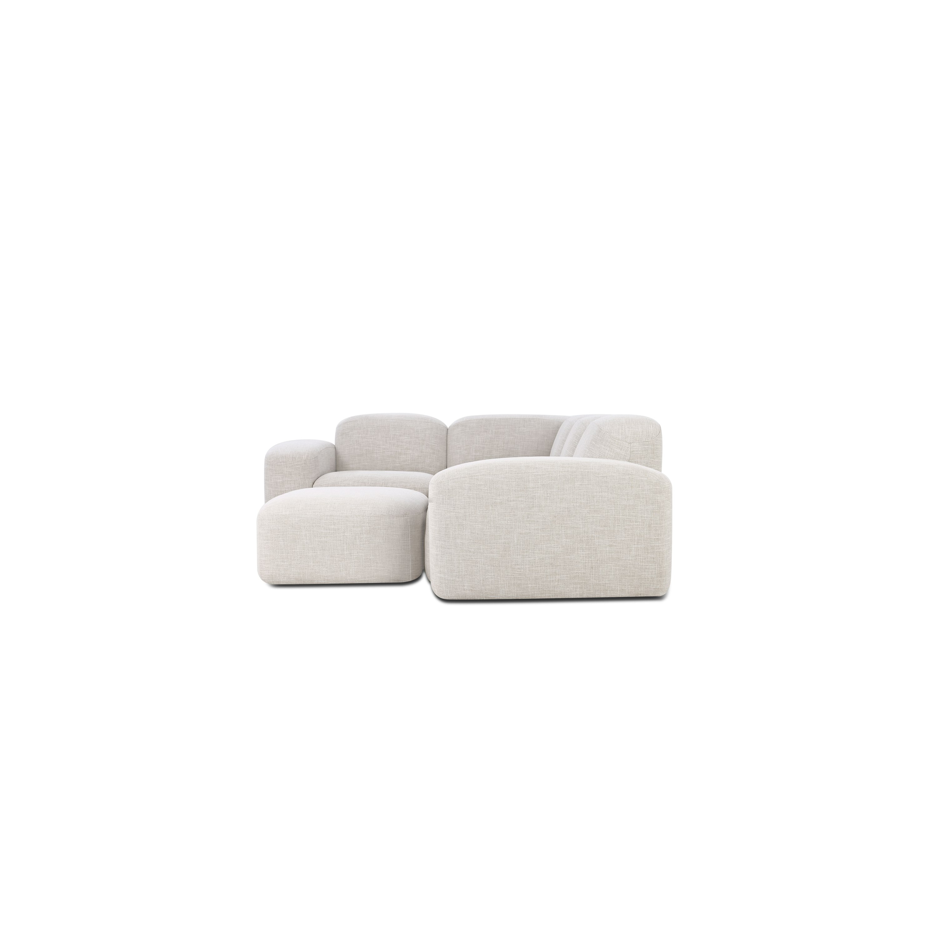 Muse Four Seat Corner Sectional - Byron, Oyster