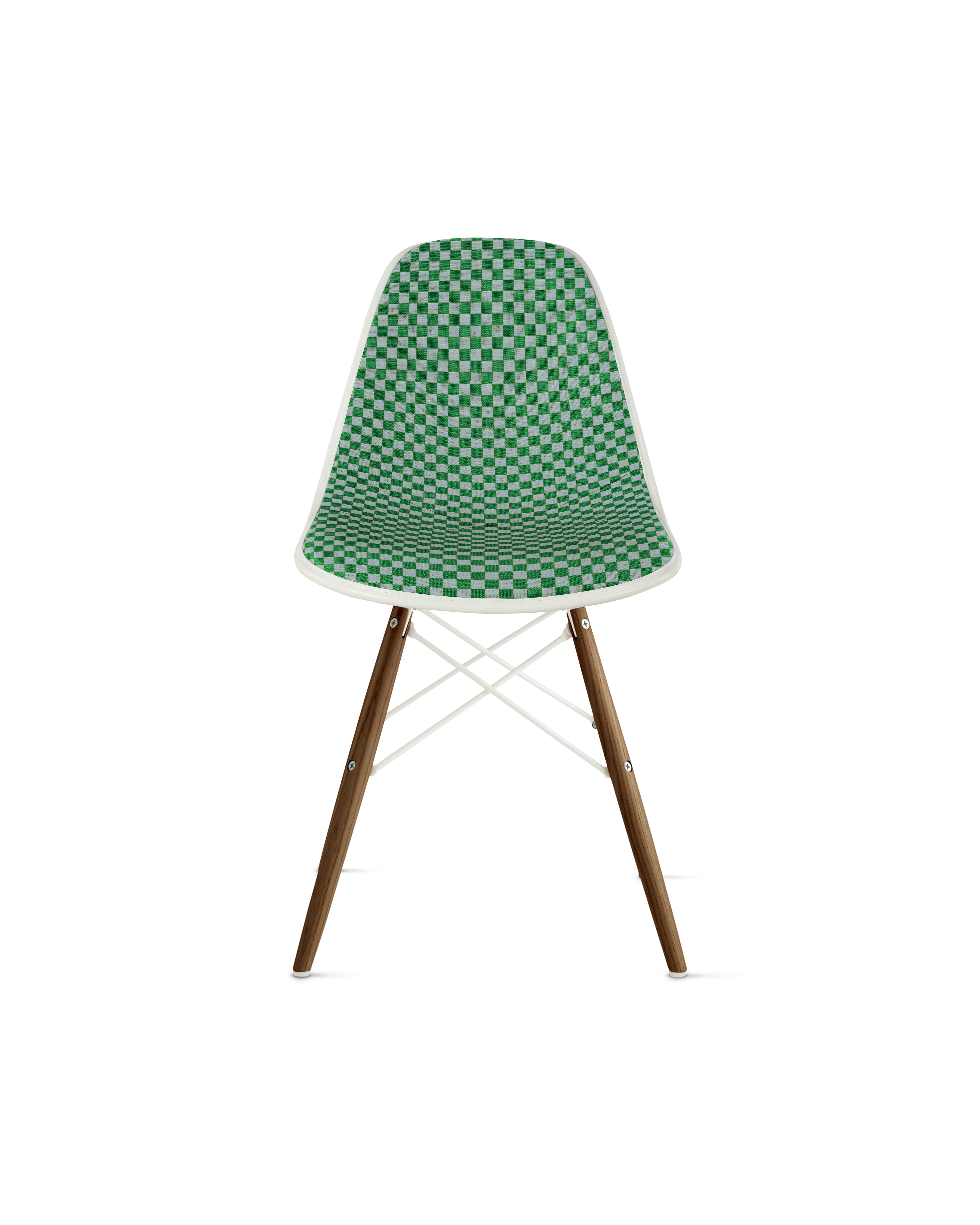 Eames Upholstered Molded Plastic Side Chair