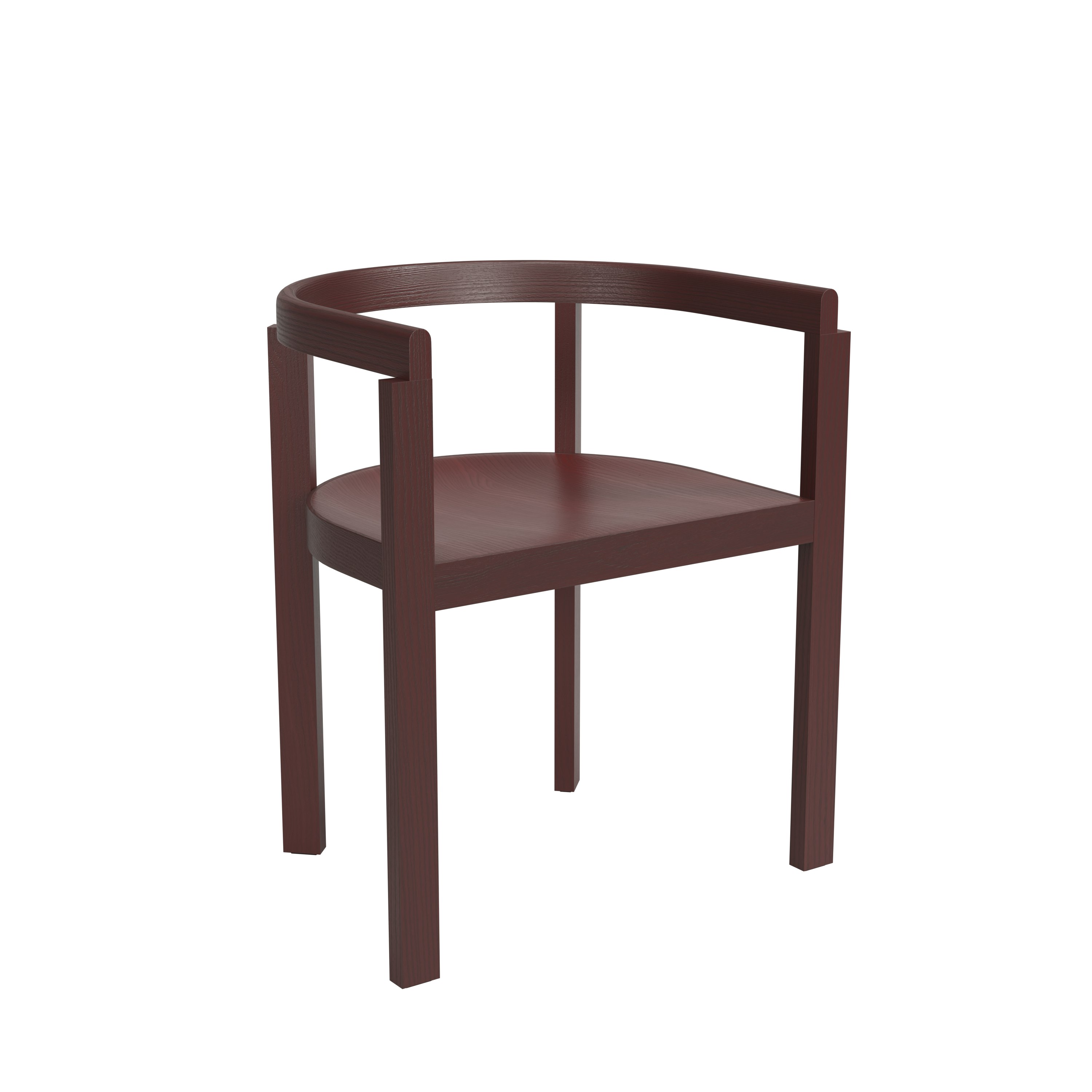 After Series Armchair - Burgundy