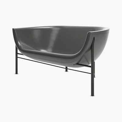 Kosmos Lounge Sofa - Graphite, Matte Black Kosmos Lounge Sofa - Graphite, Matte Black