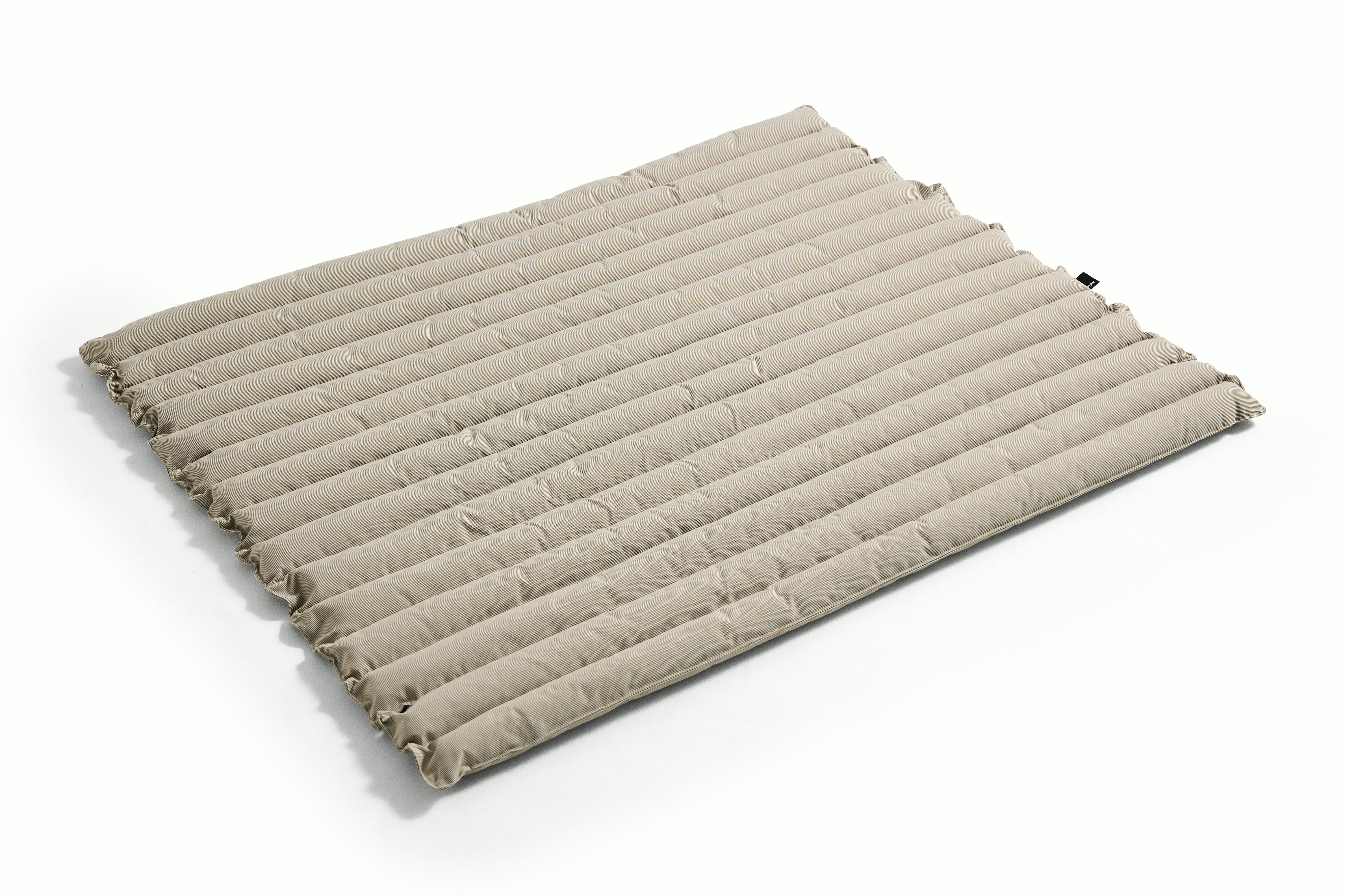Traverse Lounge Bench with Arms Cushion - Quilted Cushion, Beige Sand