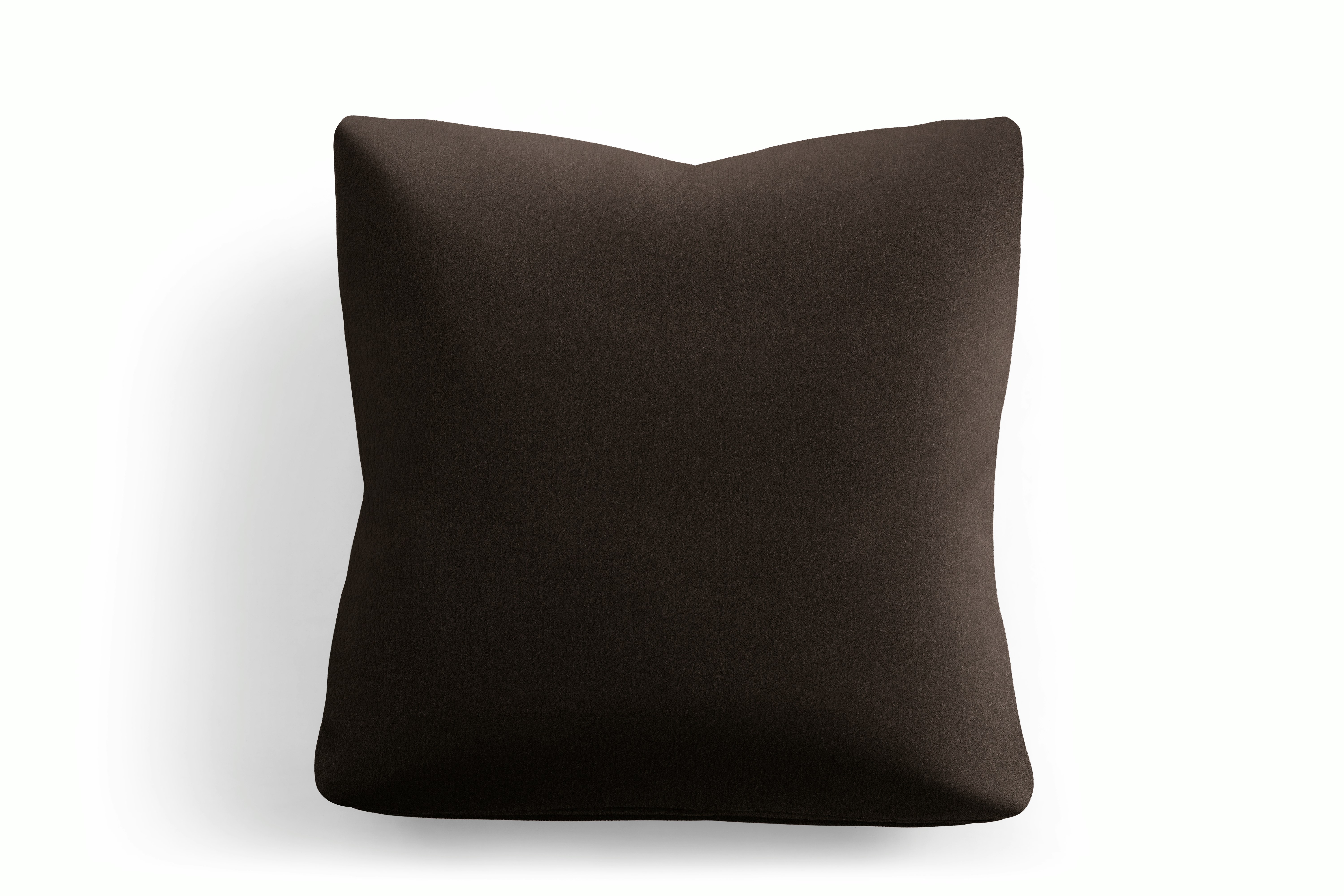 A Irvin Throw Pillow in Mink Viewed from the front.