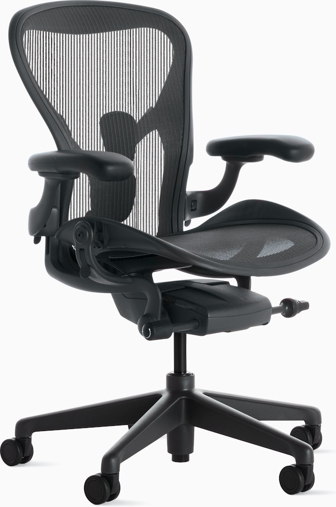 Herman Miller meeting chair  T115A Chair In Black and Chrome  legs 