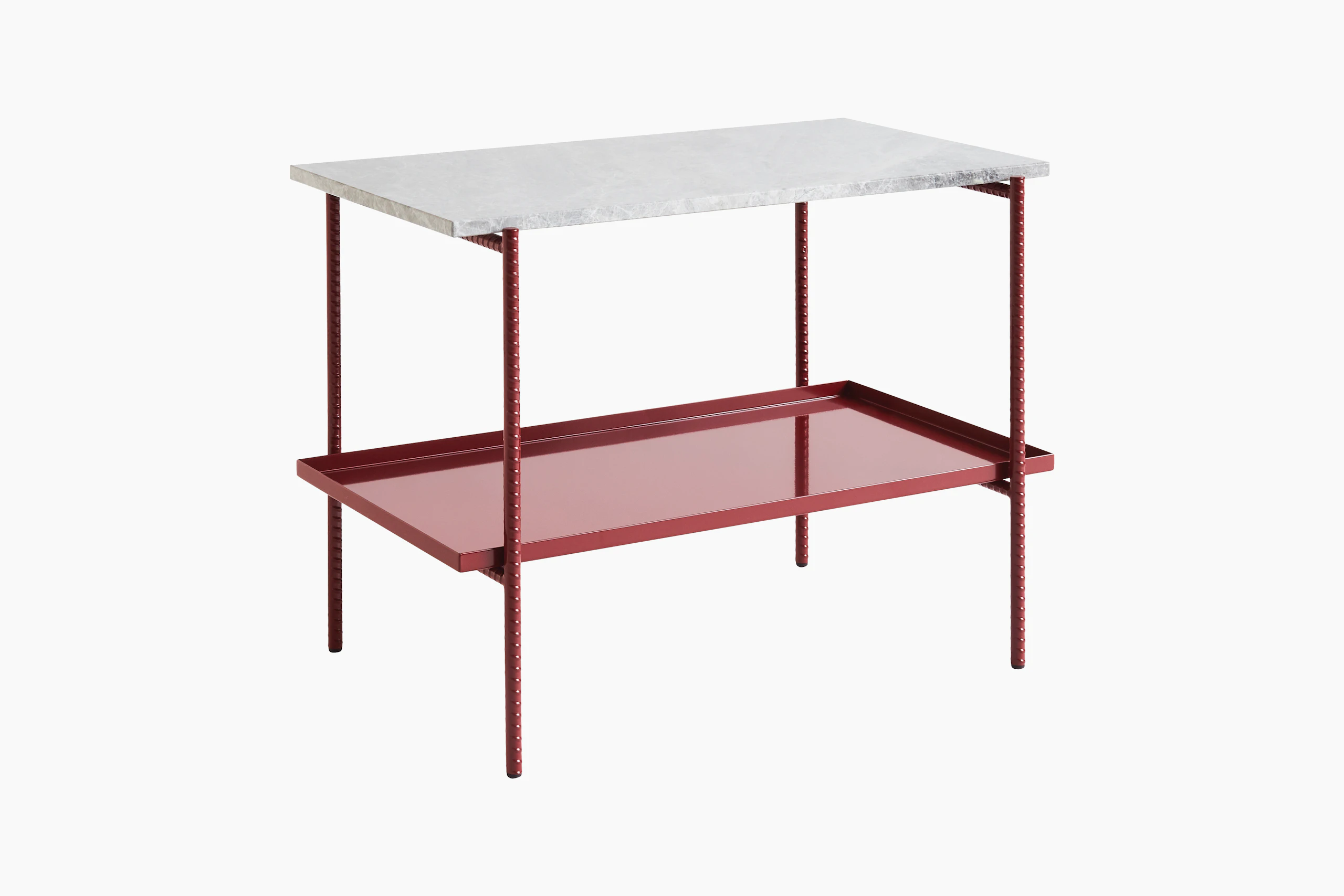Rebar Side Table Rectangle with Tray