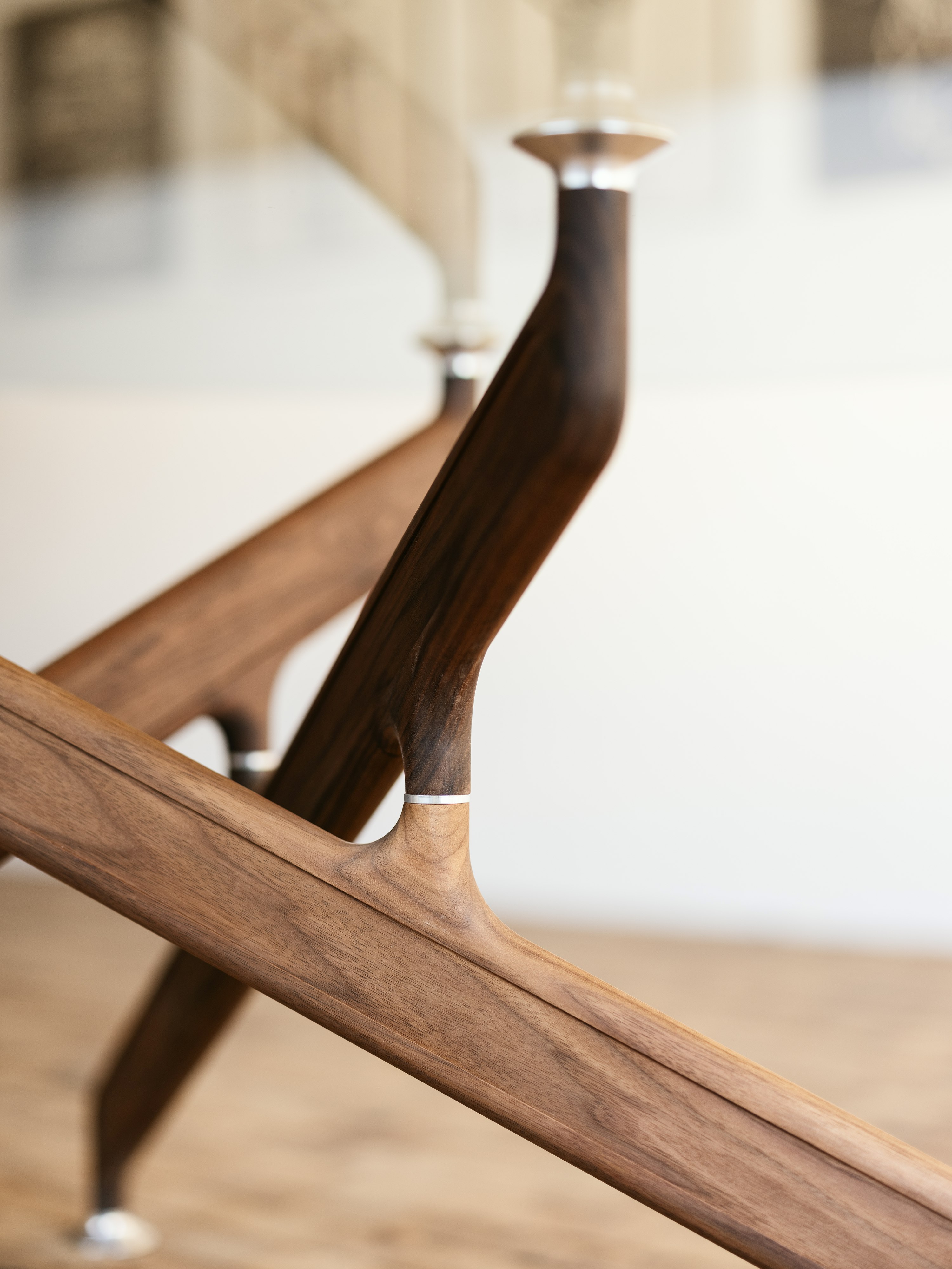 Bone Dining Table - Walnut