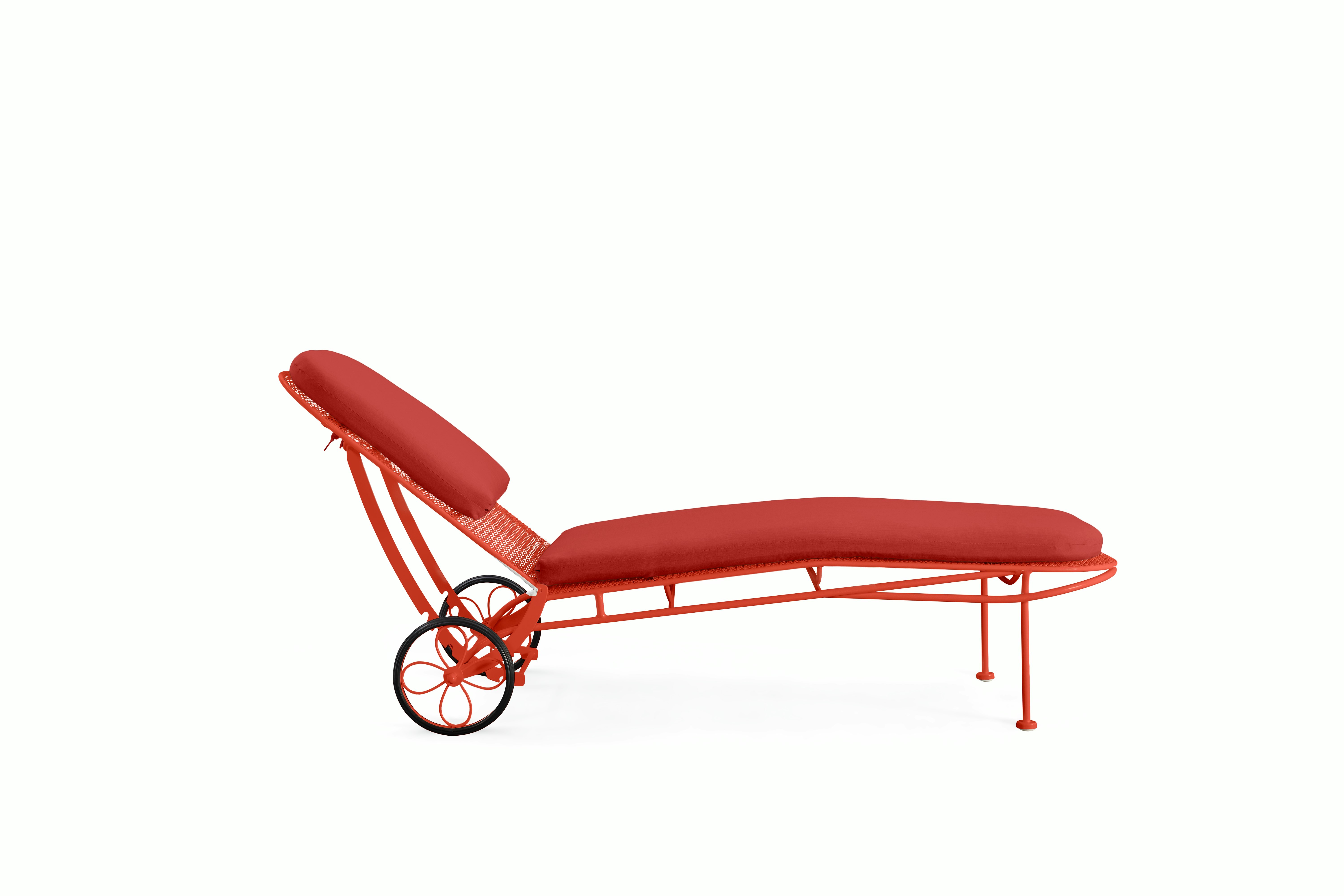 Sculptura Chaise - red orange