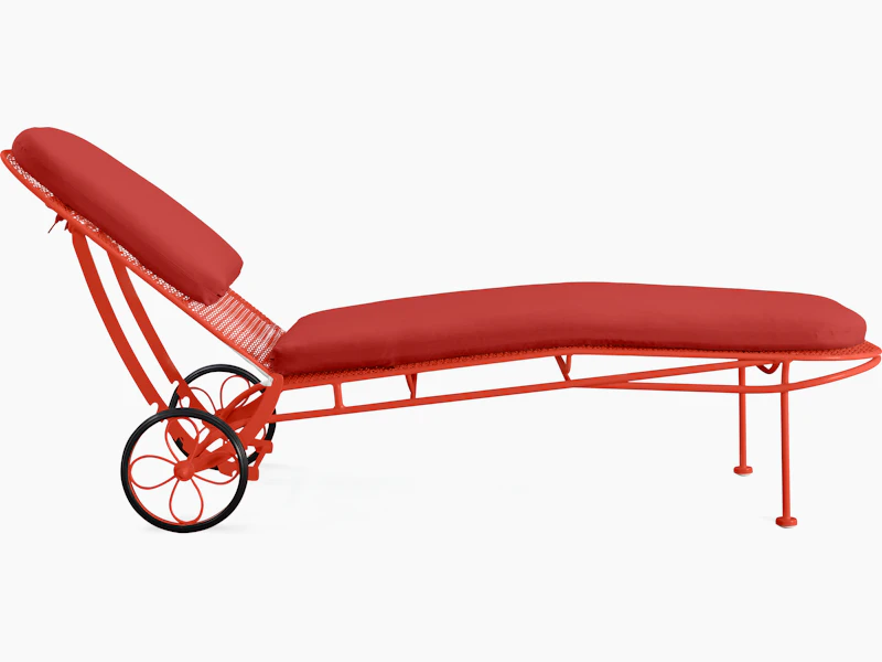 Sculptura Chaise - red orange
