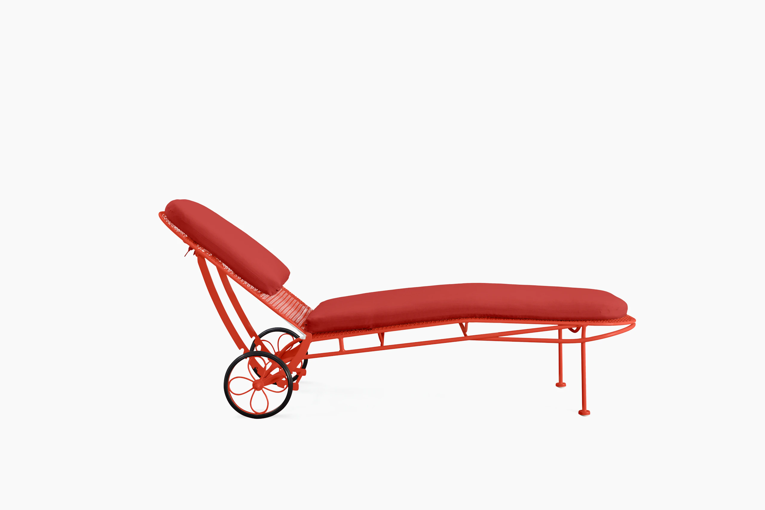 Sculptura Chaise - red orange