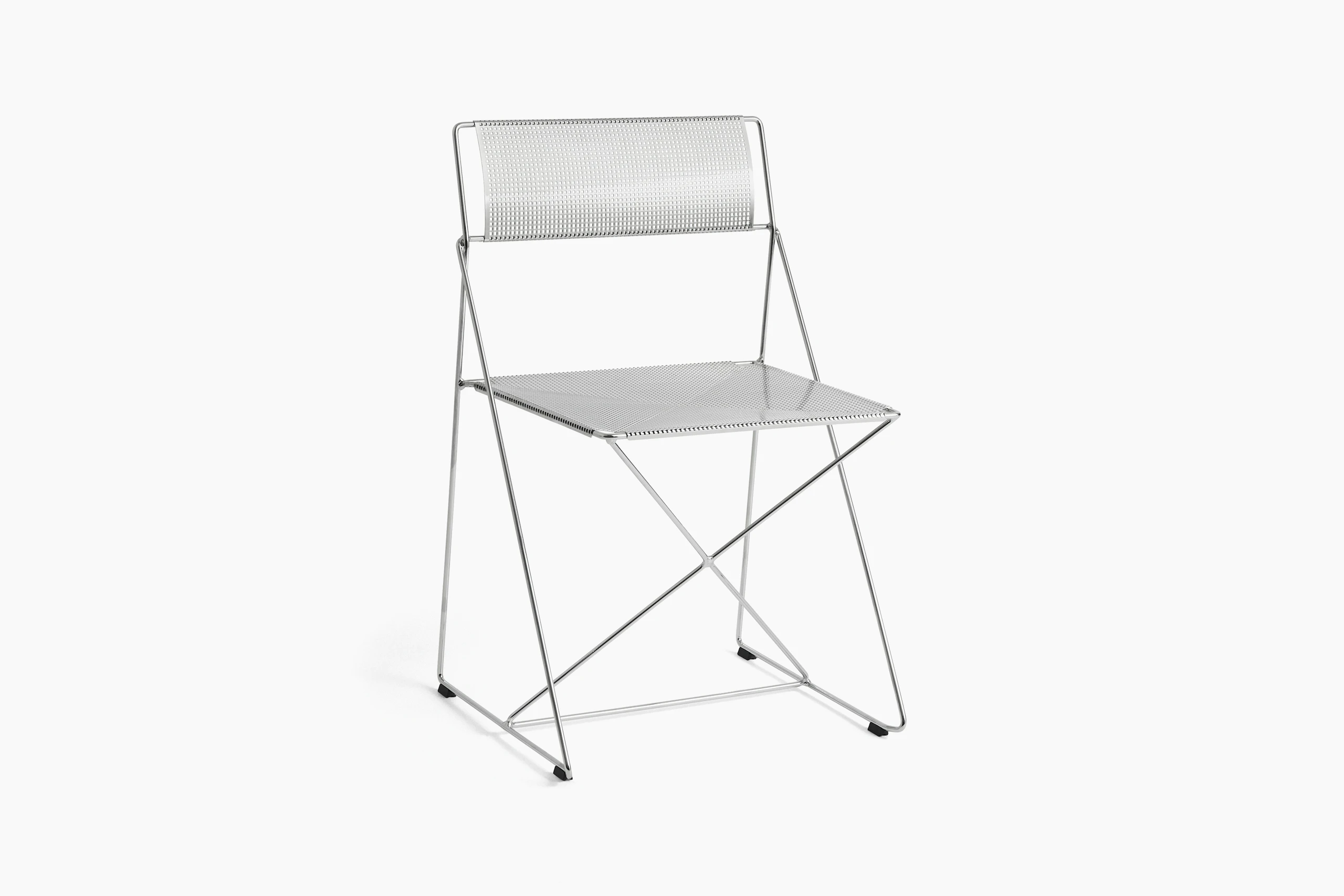 X Line Chair - Chrome Frame / Chrome Seat