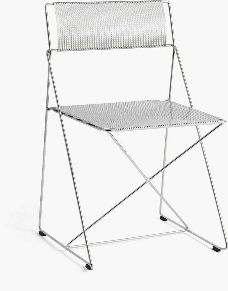 X Line Chair - Chrome Frame / Chrome Seat