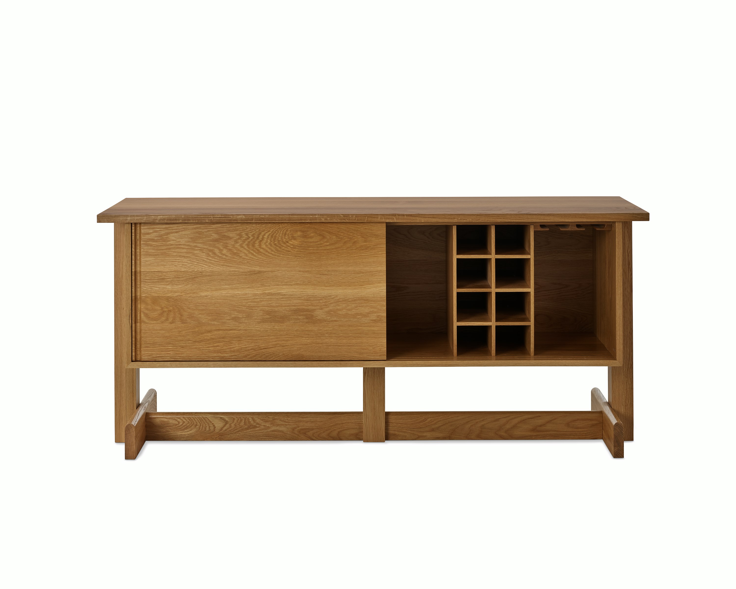 Land Storage, Credenza, 66", Bottle and Wine Storage
