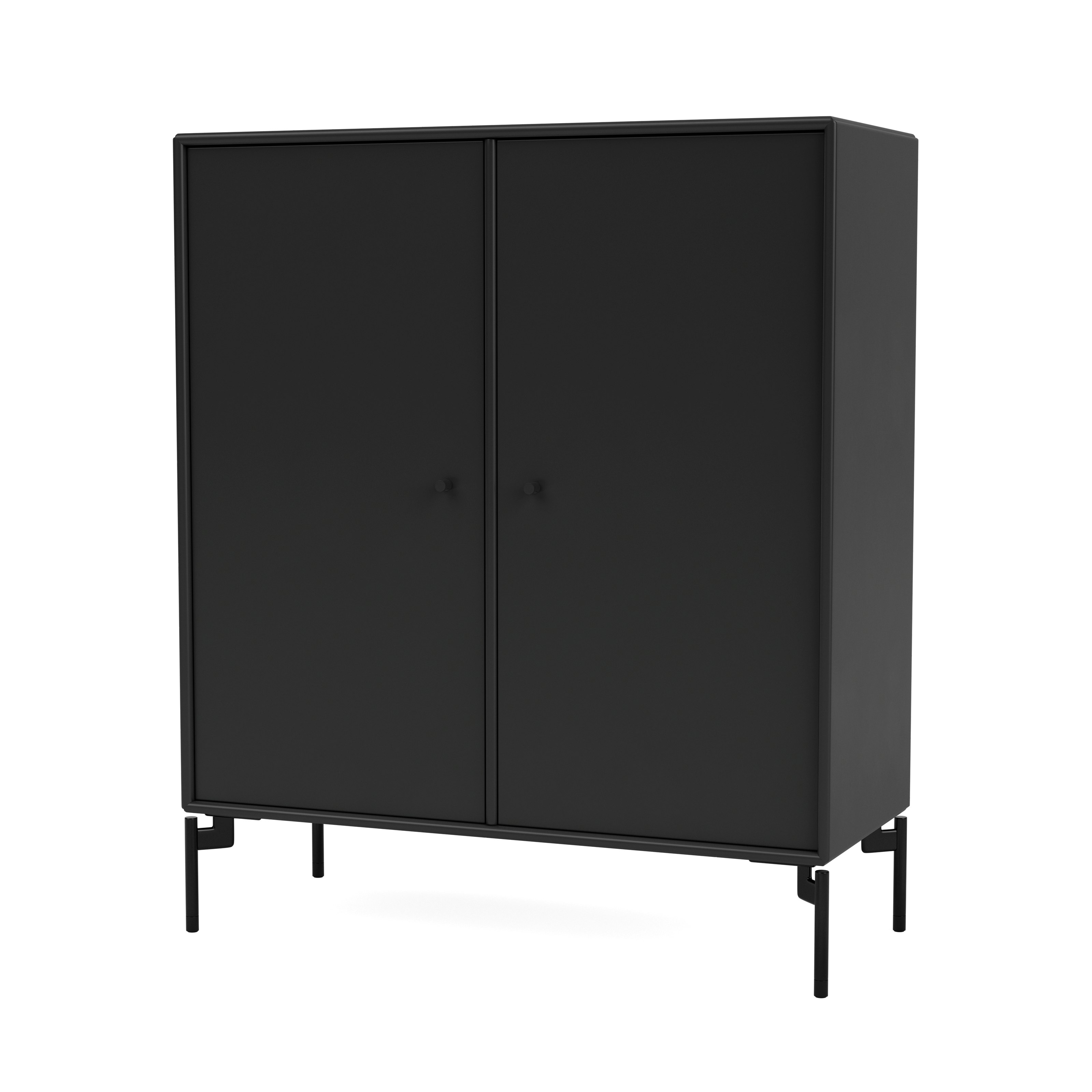 Cover Cabinet - Black, with Black Legs