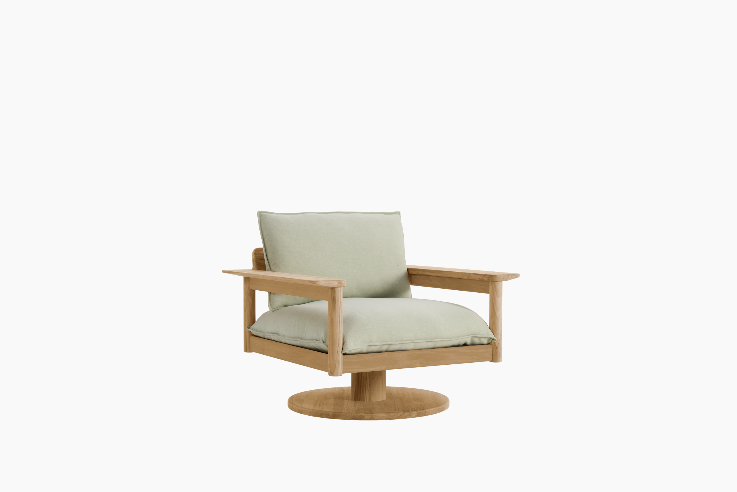 Terassi Swivel Lounge Chair - Heritage Moss