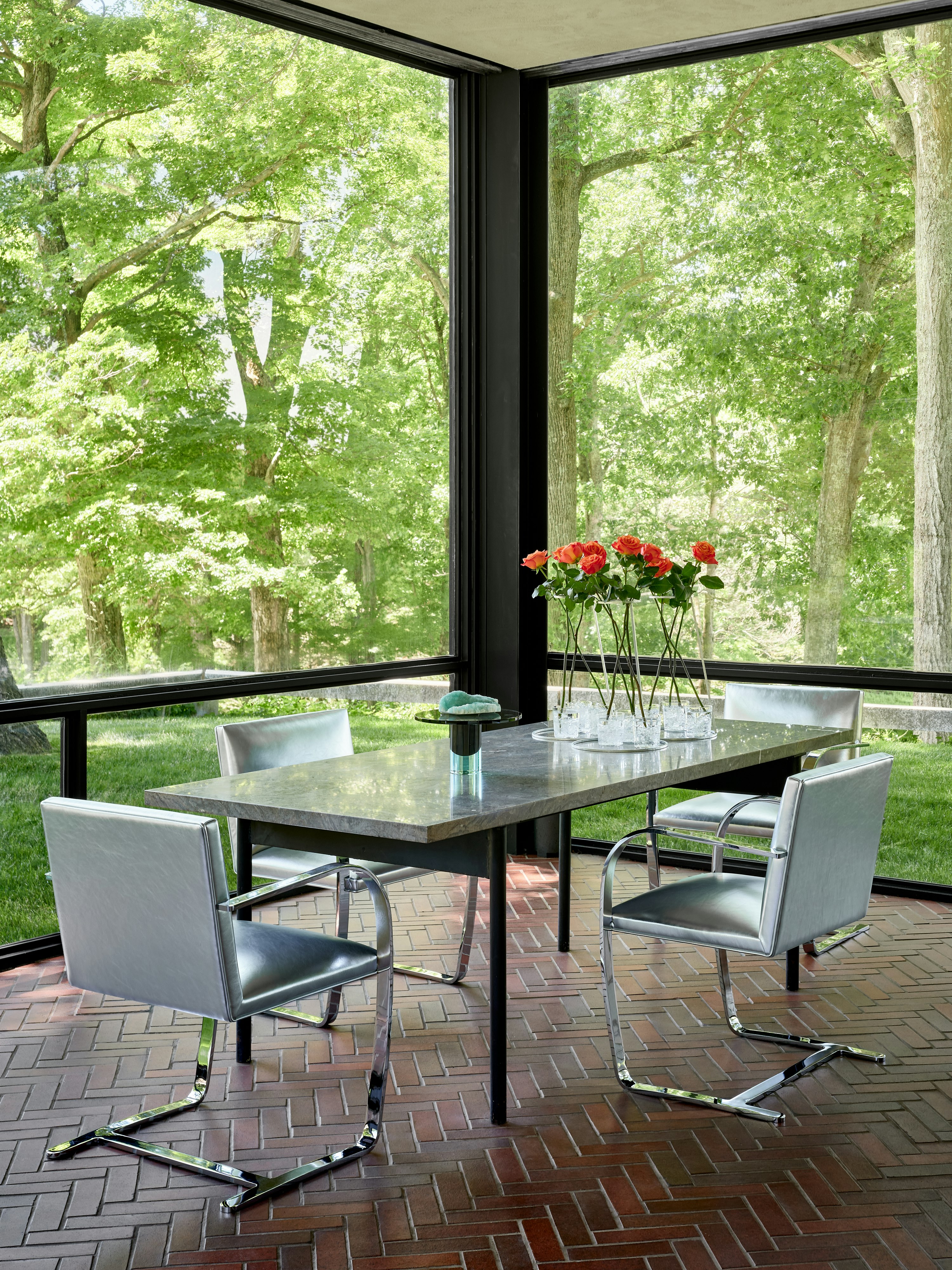 Knoll Glass House install, June 2026