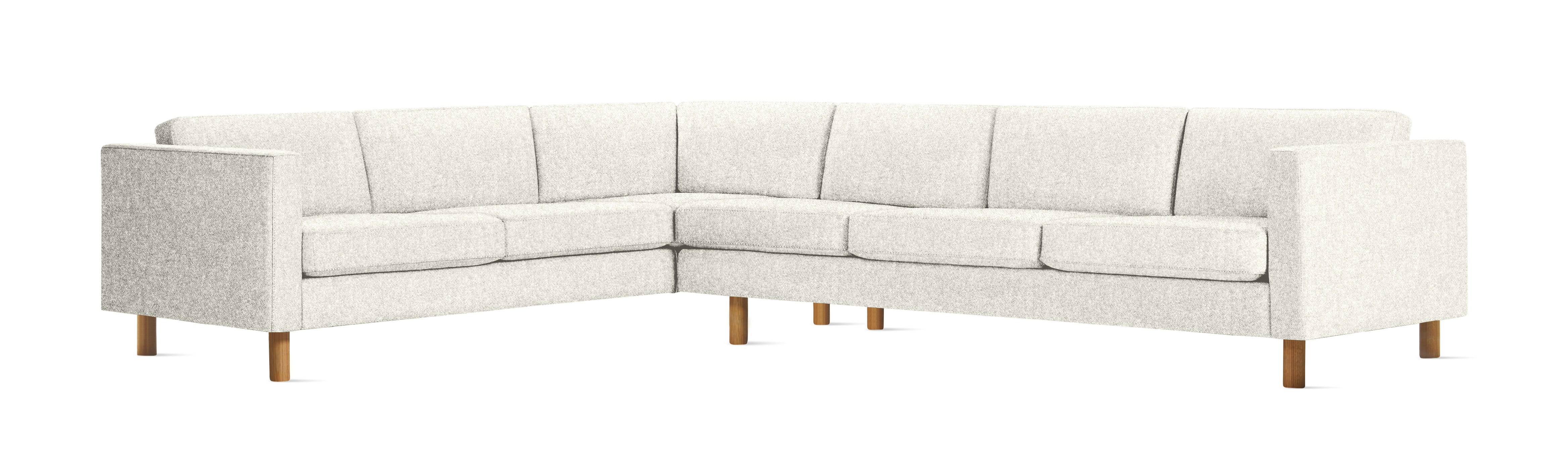 Lispenard Corner Sectional -  H, Left, Luce, Brioche, Oak