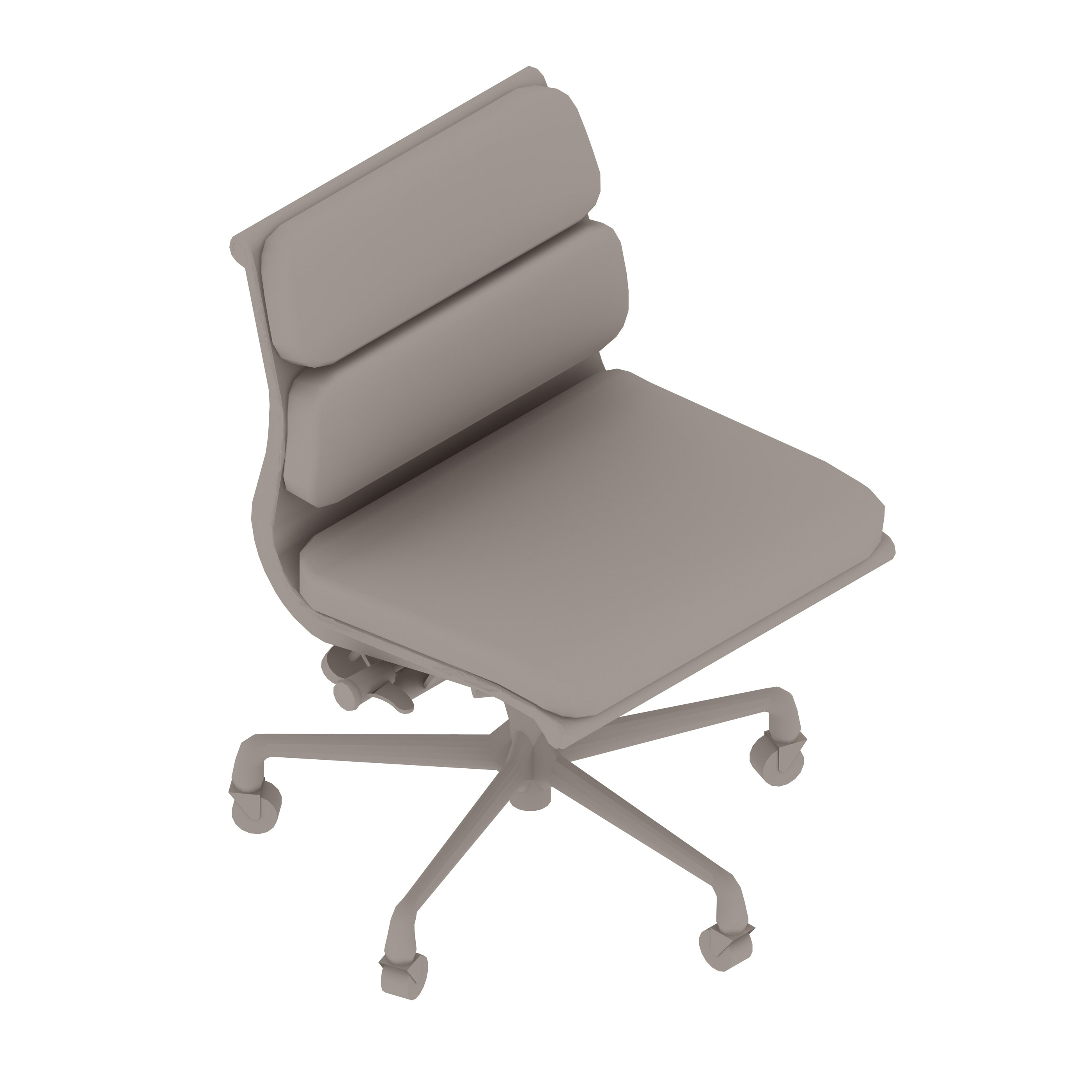A generic rendering - Eames Soft Pad Management Chair | Armless