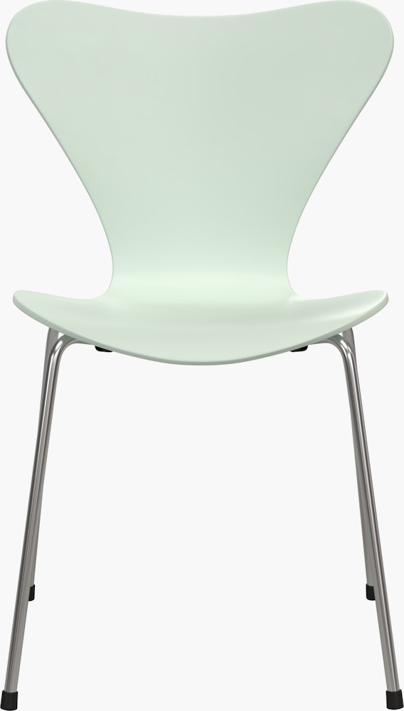 Series 7 Chair - Lacquered, 7:14 AM Green, Chromed Steel
