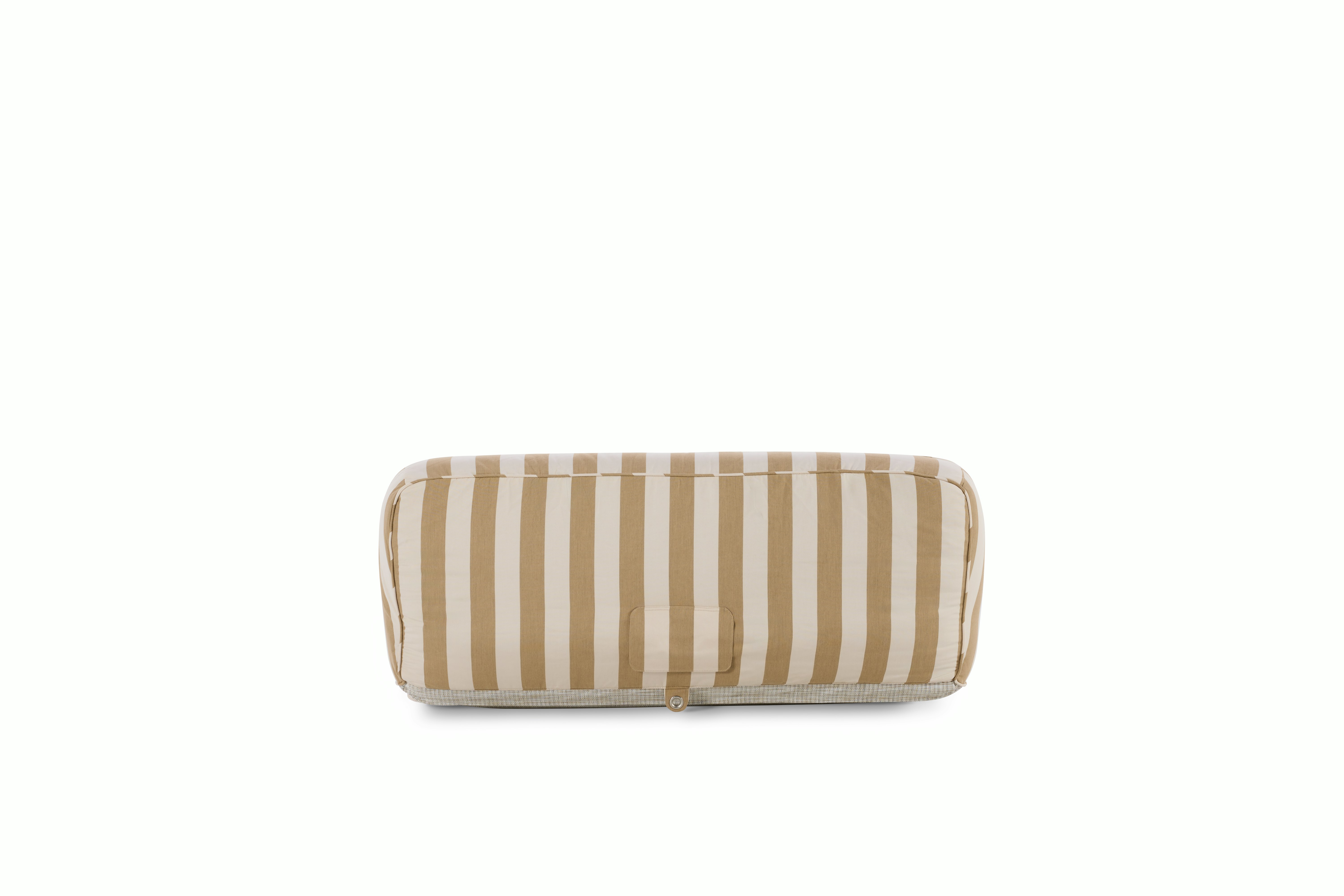 Double Lilo Pool Float - sand/white stripe