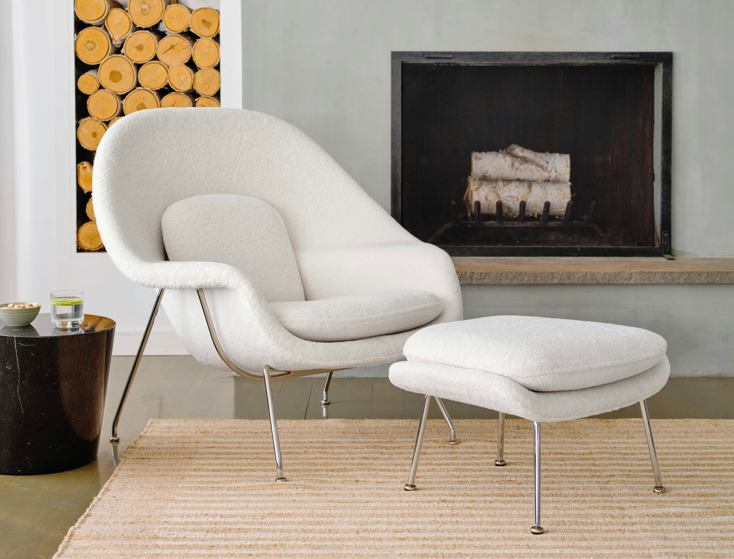 Womb Chair and Ottoman