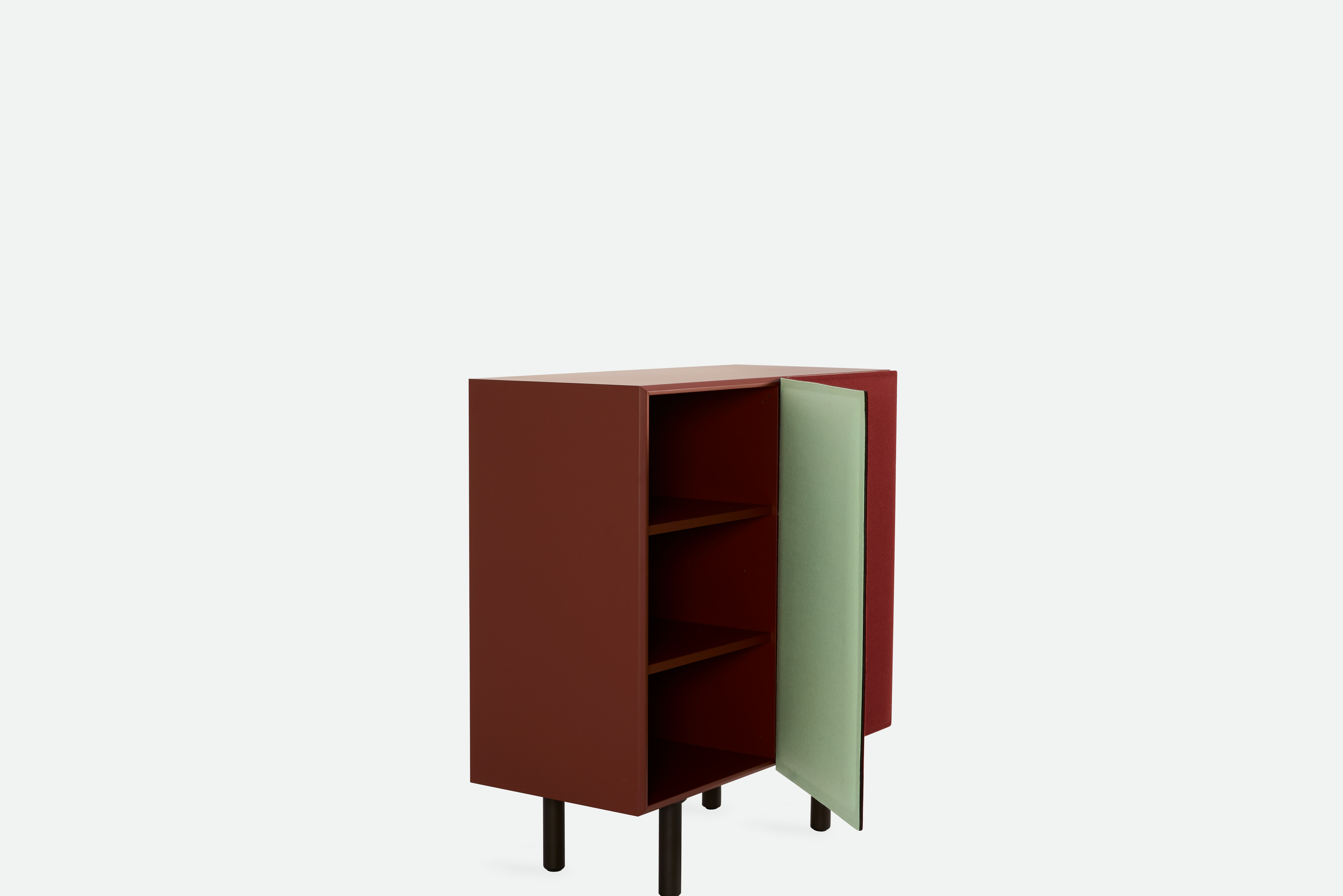 Tacito Sideboard - burgundy,  mint