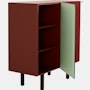 Tacito Sideboard - burgundy,  mint