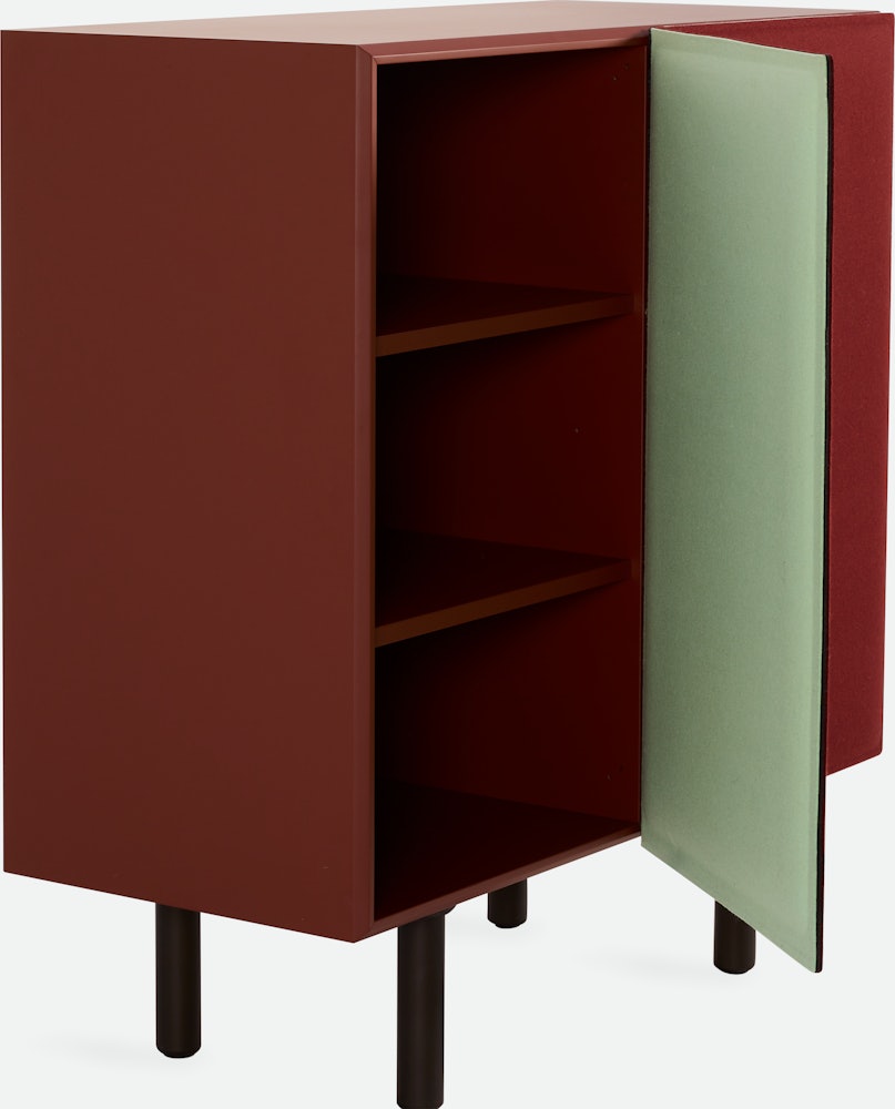 Tacito Sideboard - burgundy,  mint