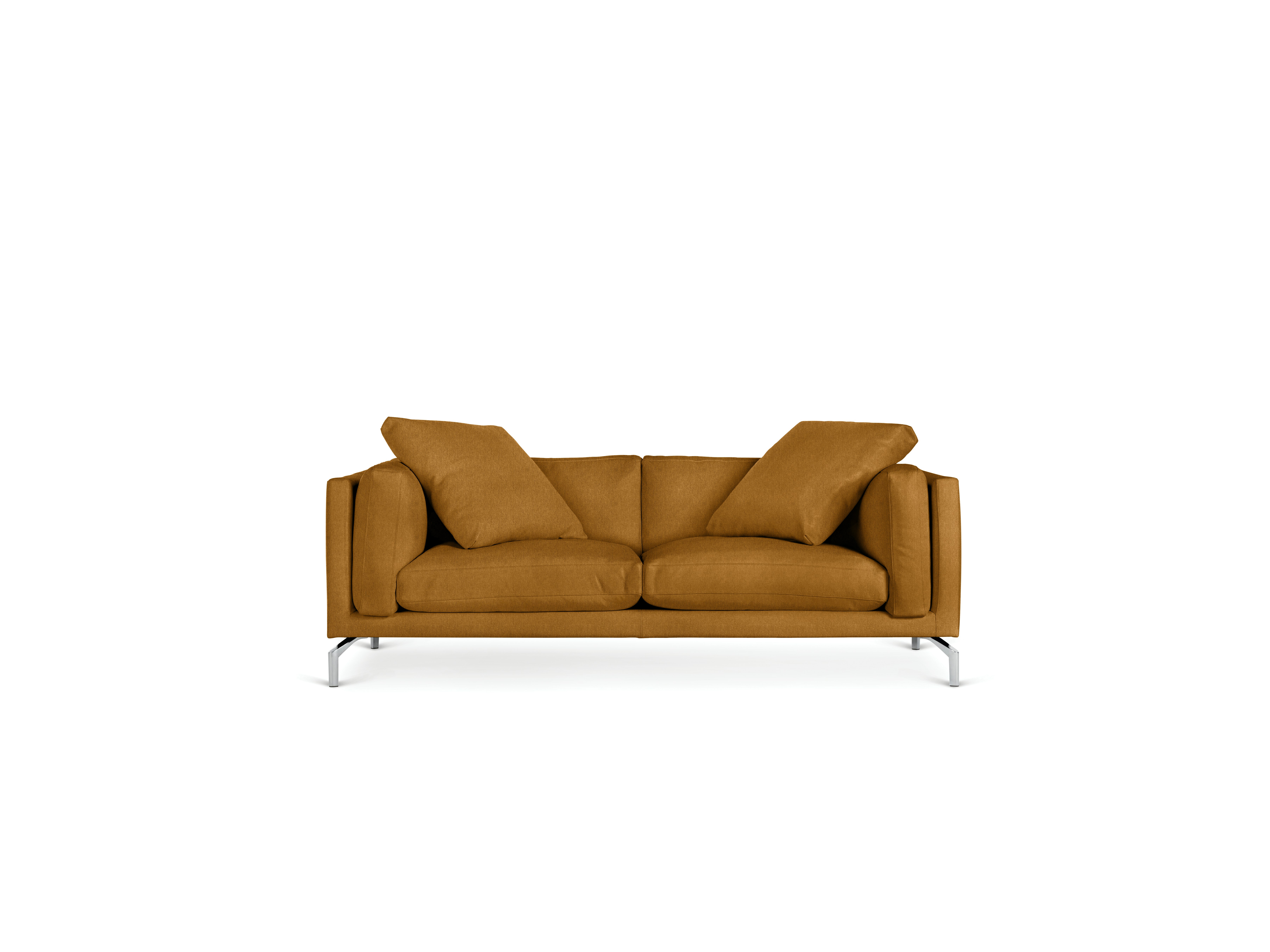 A Como Sofa in Mode: Nutmeg viewed from the front.