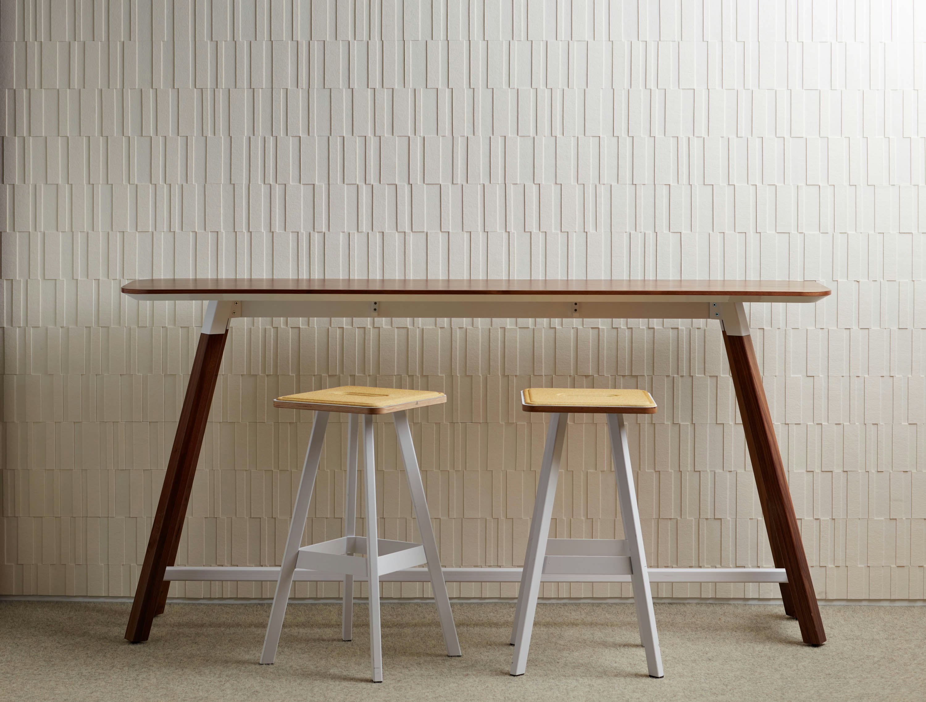 Acoustic Solution, David Rockwell, Filzfelt, Immersive planning, NeoCon, NeoCon 2016, Rockwell Group, Rockwell Unscripted, activity space, adaptive, bar height, breakout space, flexible, lounge café, social, wallcovering