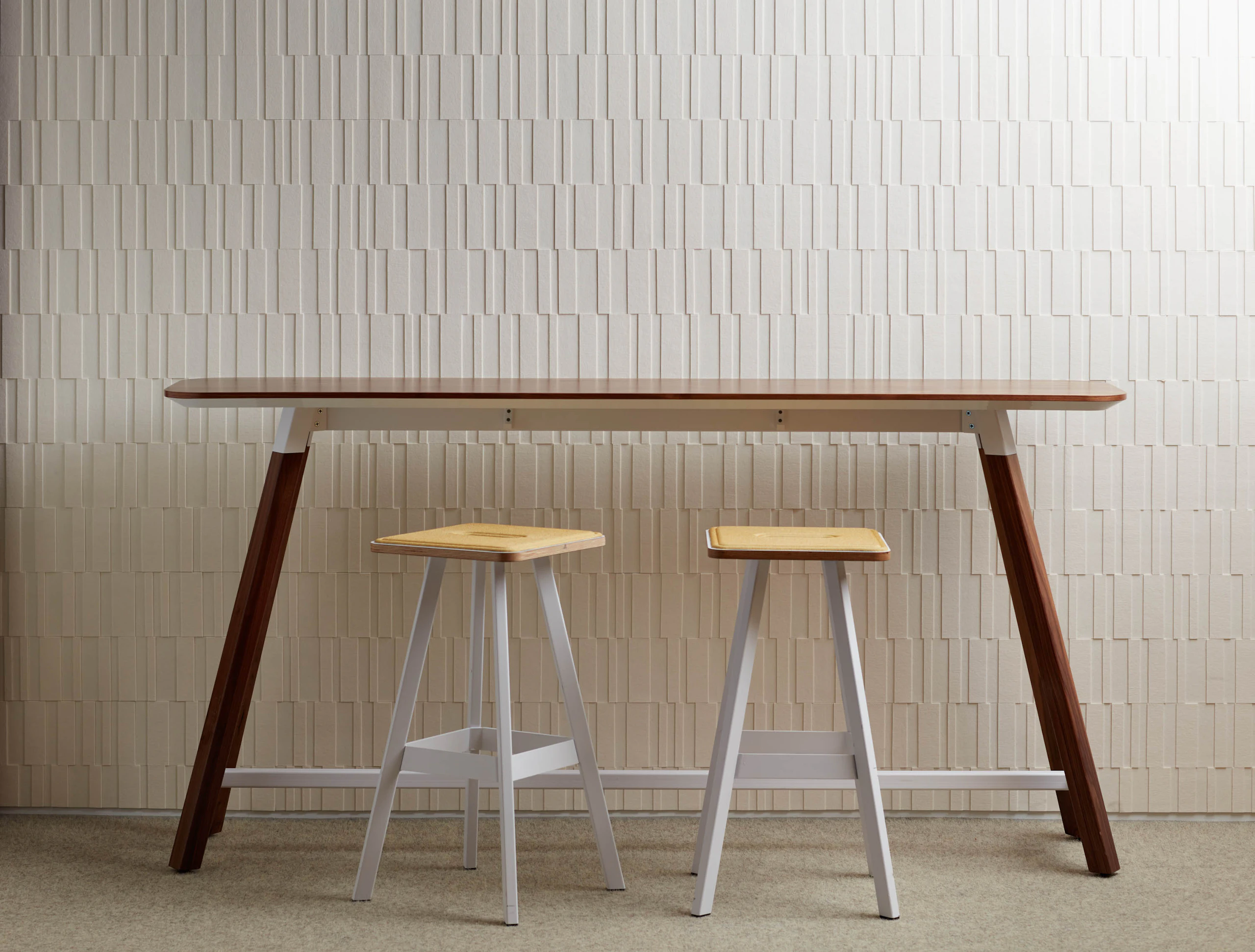 Acoustic Solution, David Rockwell, Filzfelt, Immersive planning, NeoCon, NeoCon 2016, Rockwell Group, Rockwell Unscripted, activity space, adaptive, bar height, breakout space, flexible, lounge café, social, wallcovering
