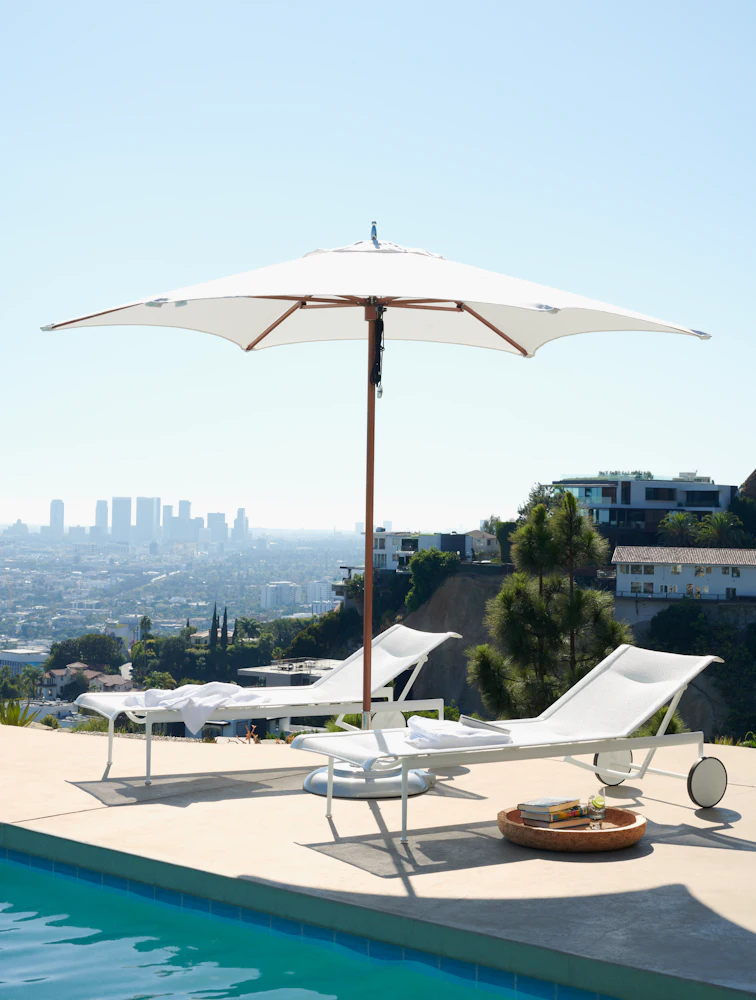 hexagon patio umbrella FIM C-Series 10.5' Cantilever Stay cool outdoors with FIM Umbrellas 10.5 Cantilever Patio Umbrelladurable aluminum Hexagon Umbrella Classic 8.5'