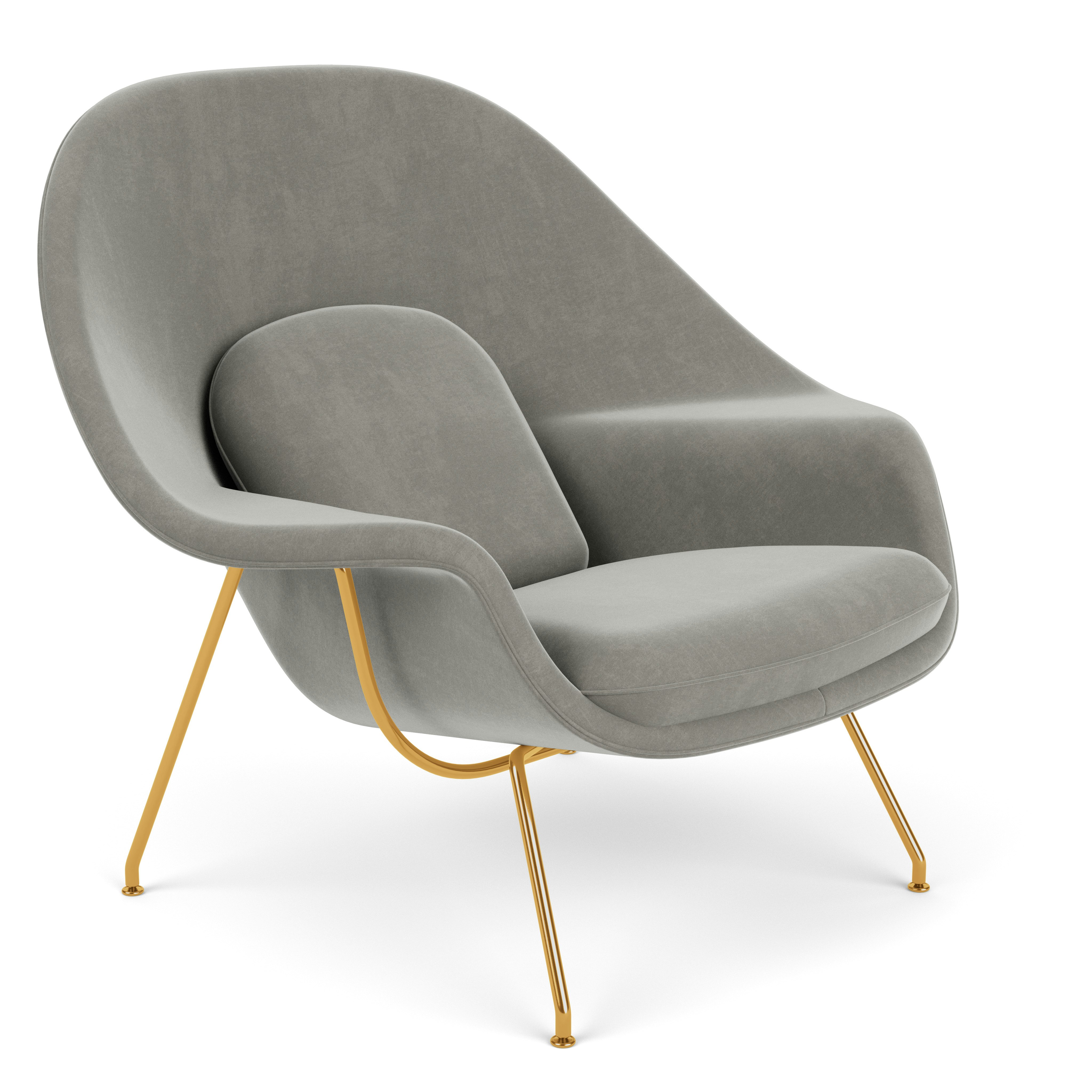 Womb Chair - Standard,  Knoll Velvet,  Cirrus,  Gold