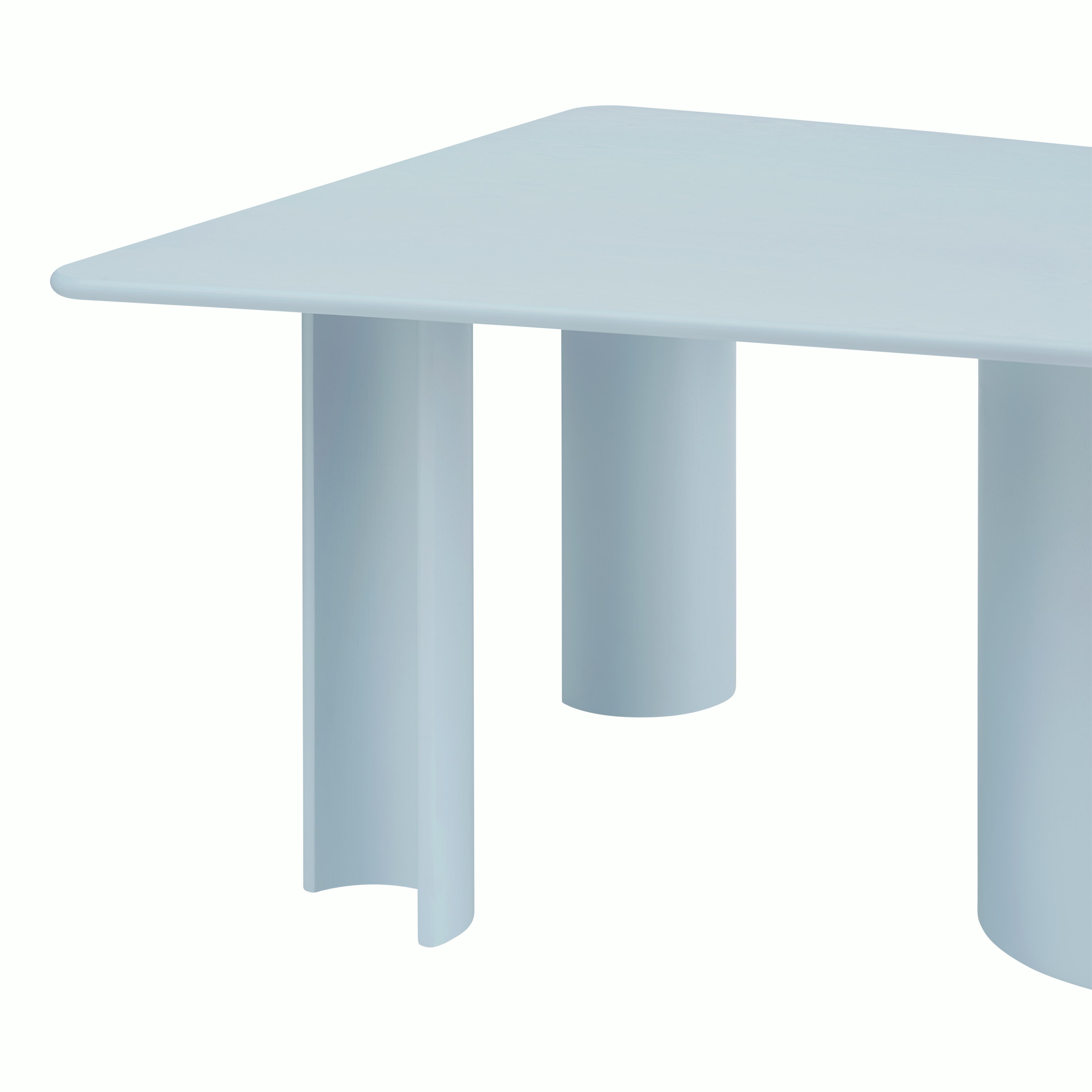 Detailed shot of Re-norm Table in Light Blue