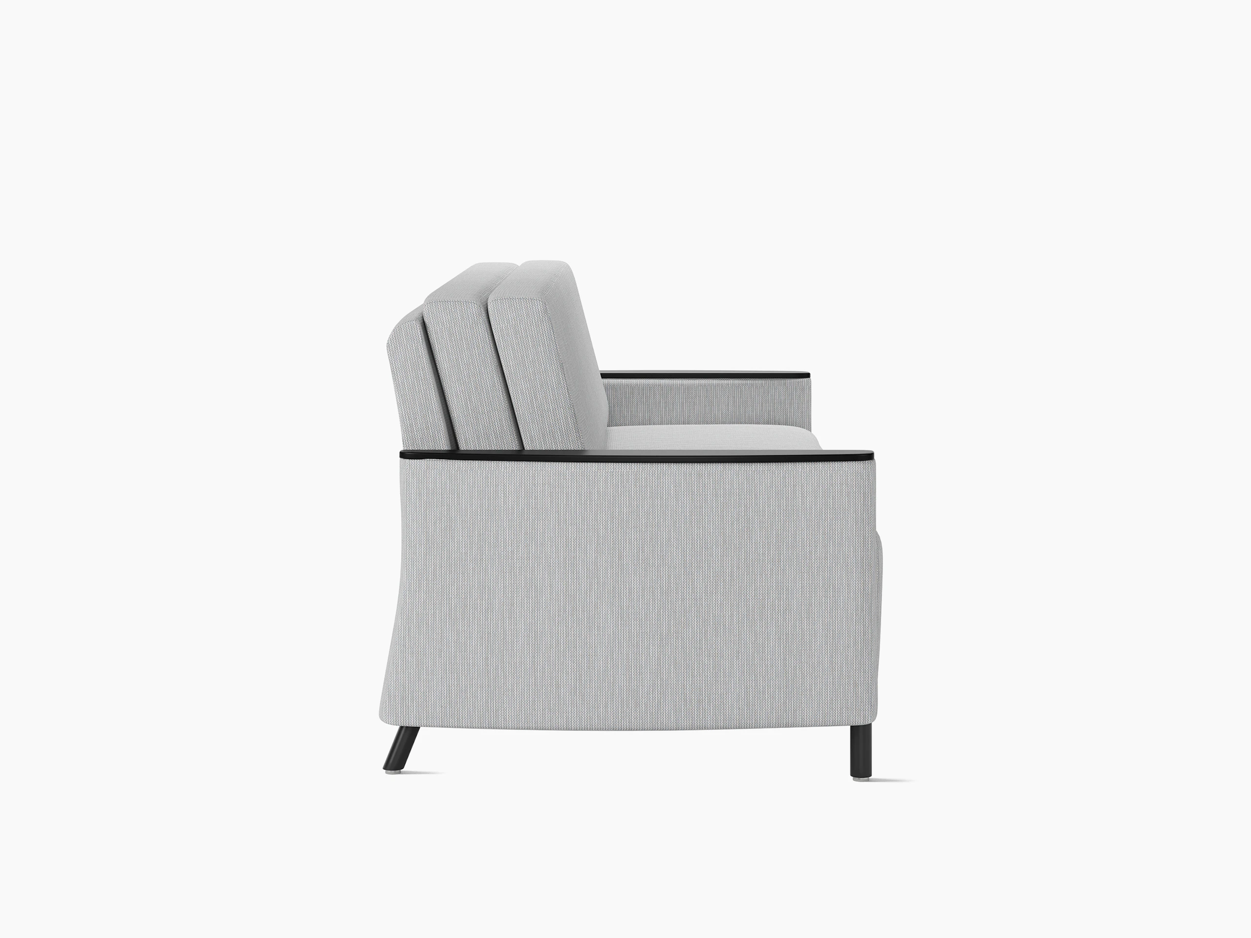 Pamona Flop Sofa, light grey, side