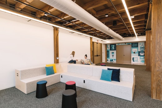 rockwell unscripted steps pillows gather social space shared sapces