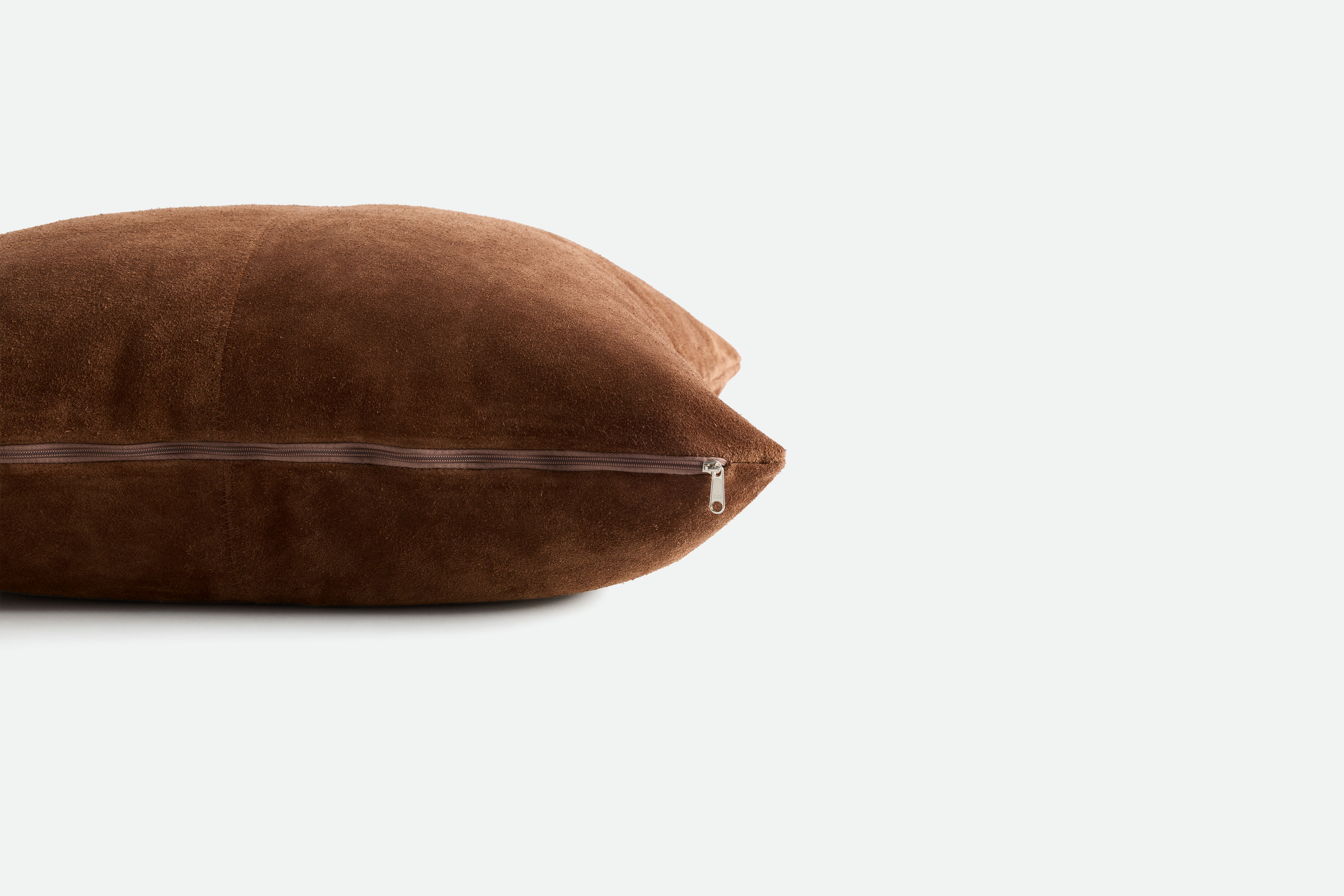 Suede Double-Sided Pillow - 24 x 24, Brown