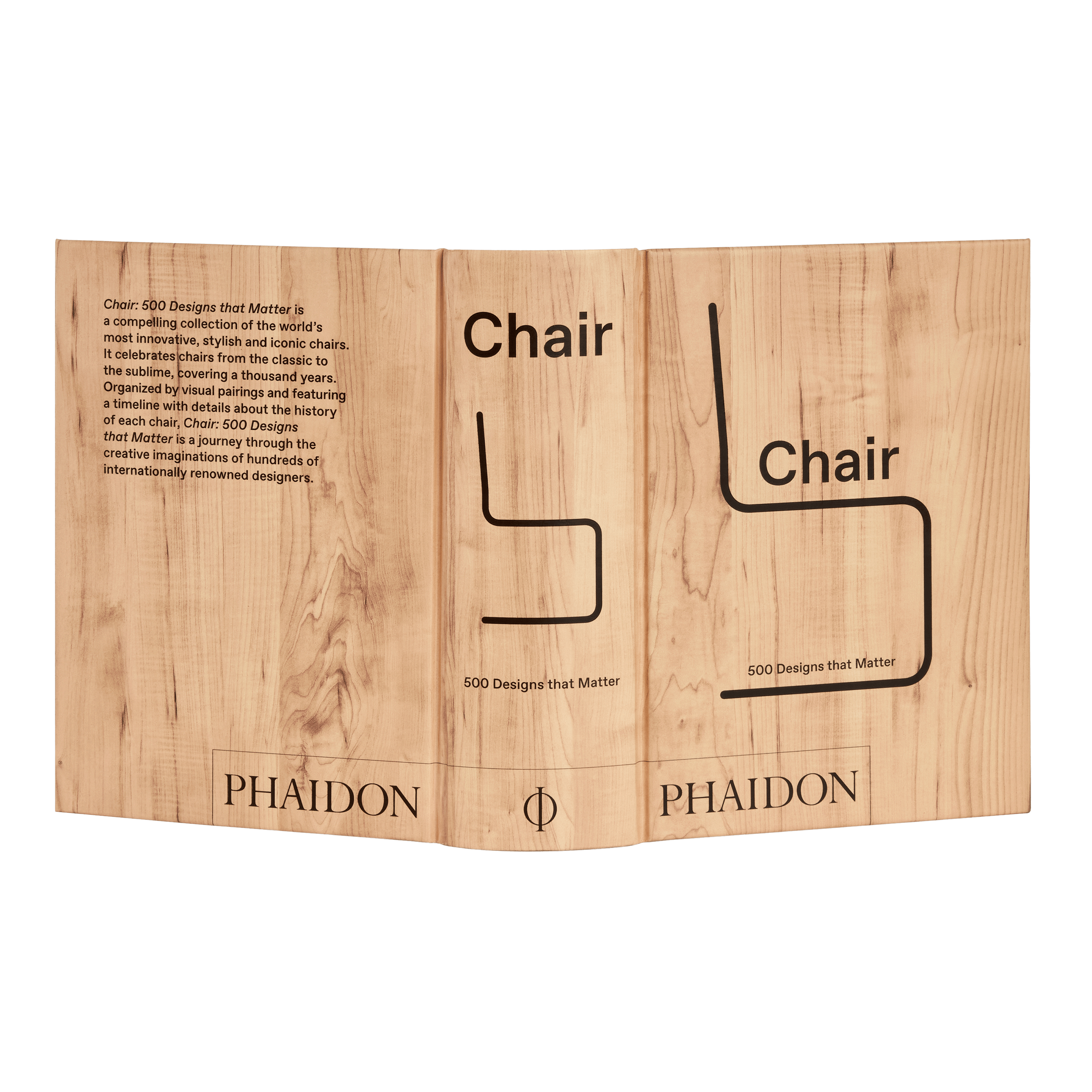 A Chair: 500 Designs That Matter viewed from behind.