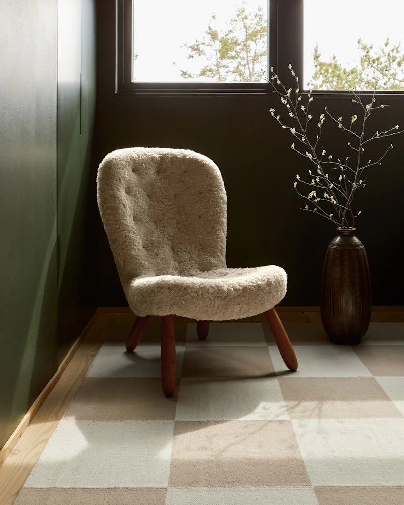 Square Faux Rug Square Flatweave Rug