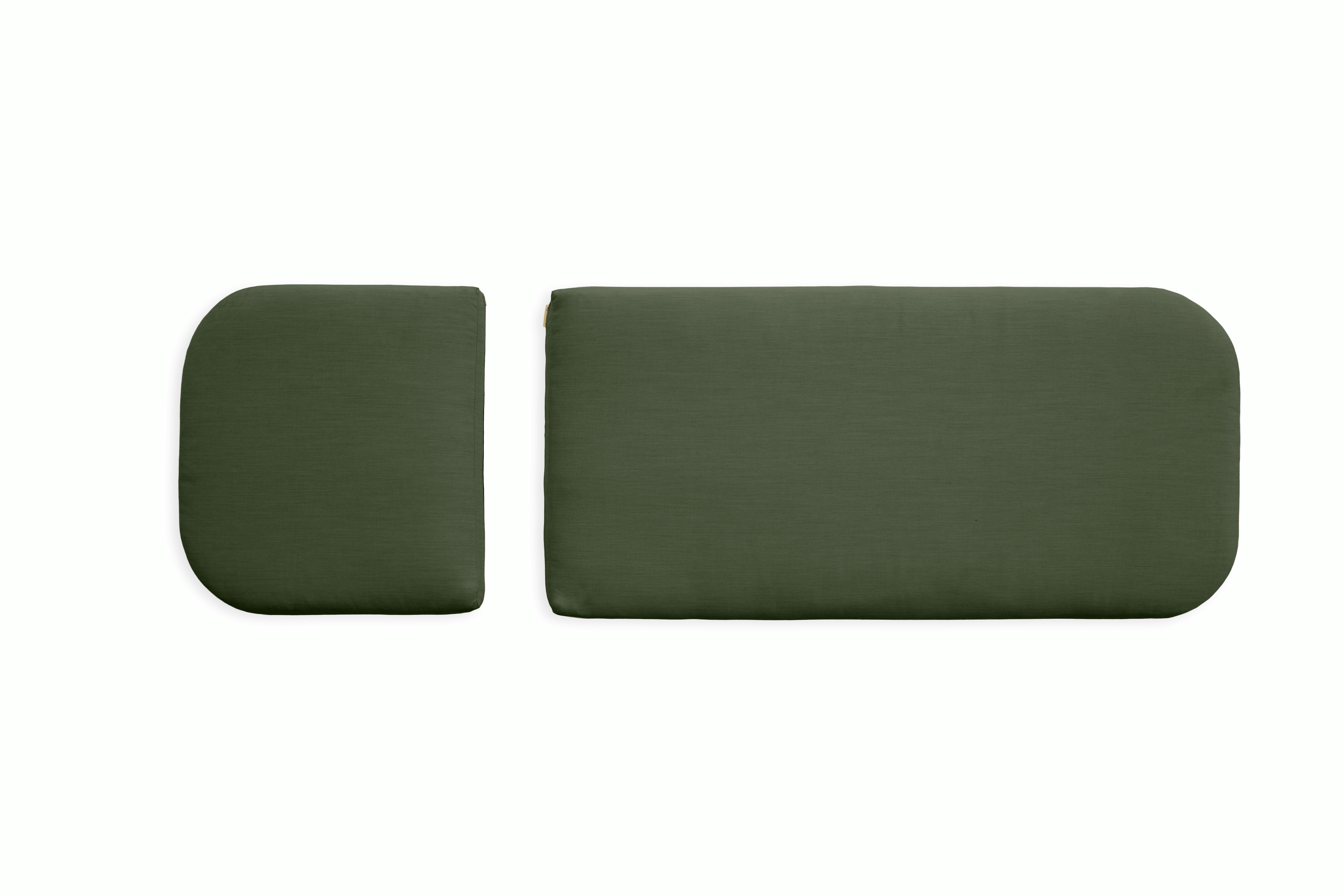 Sculptura Chaise Cushion - cast sage
