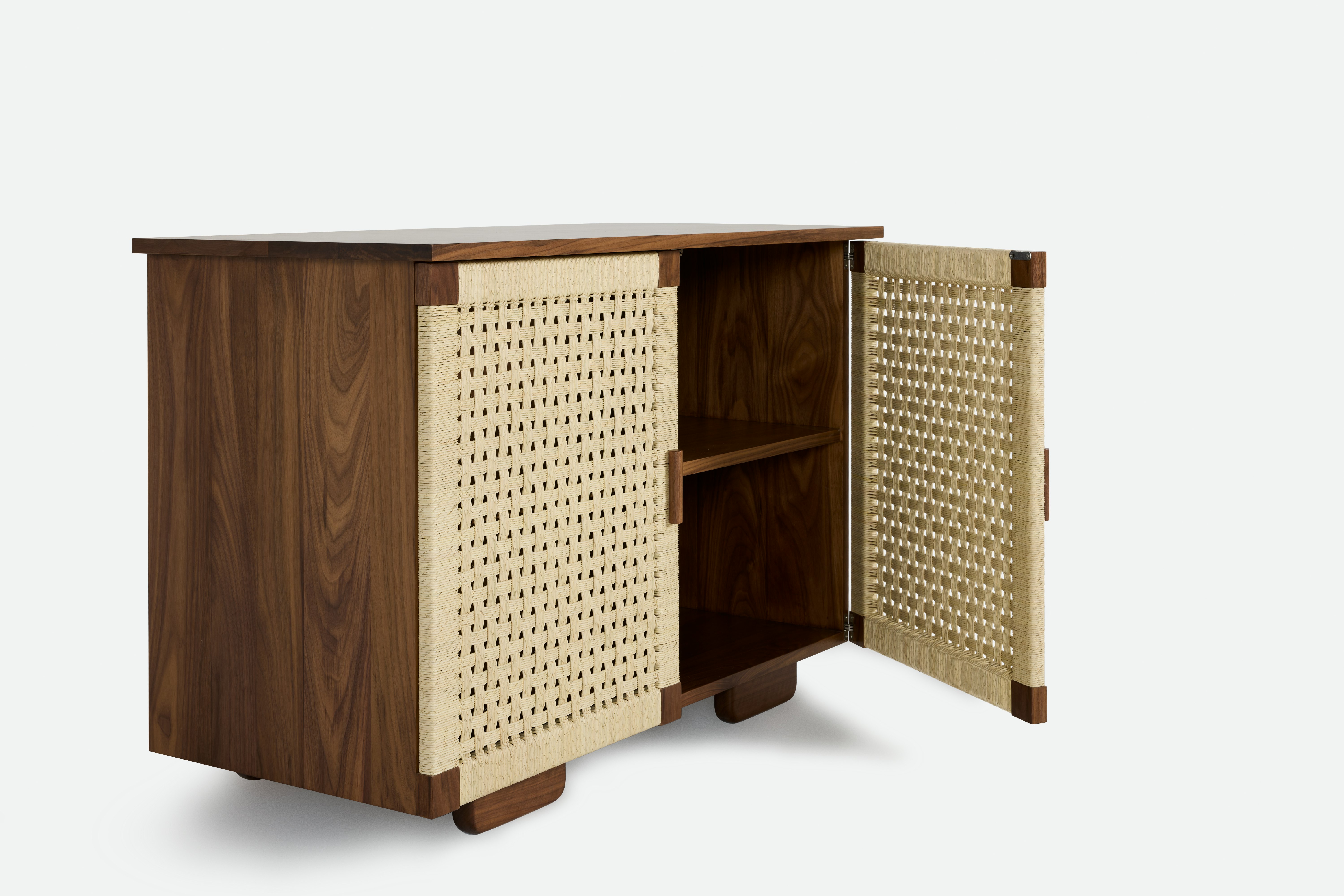 Woven Credenza - 2-door,  walnut